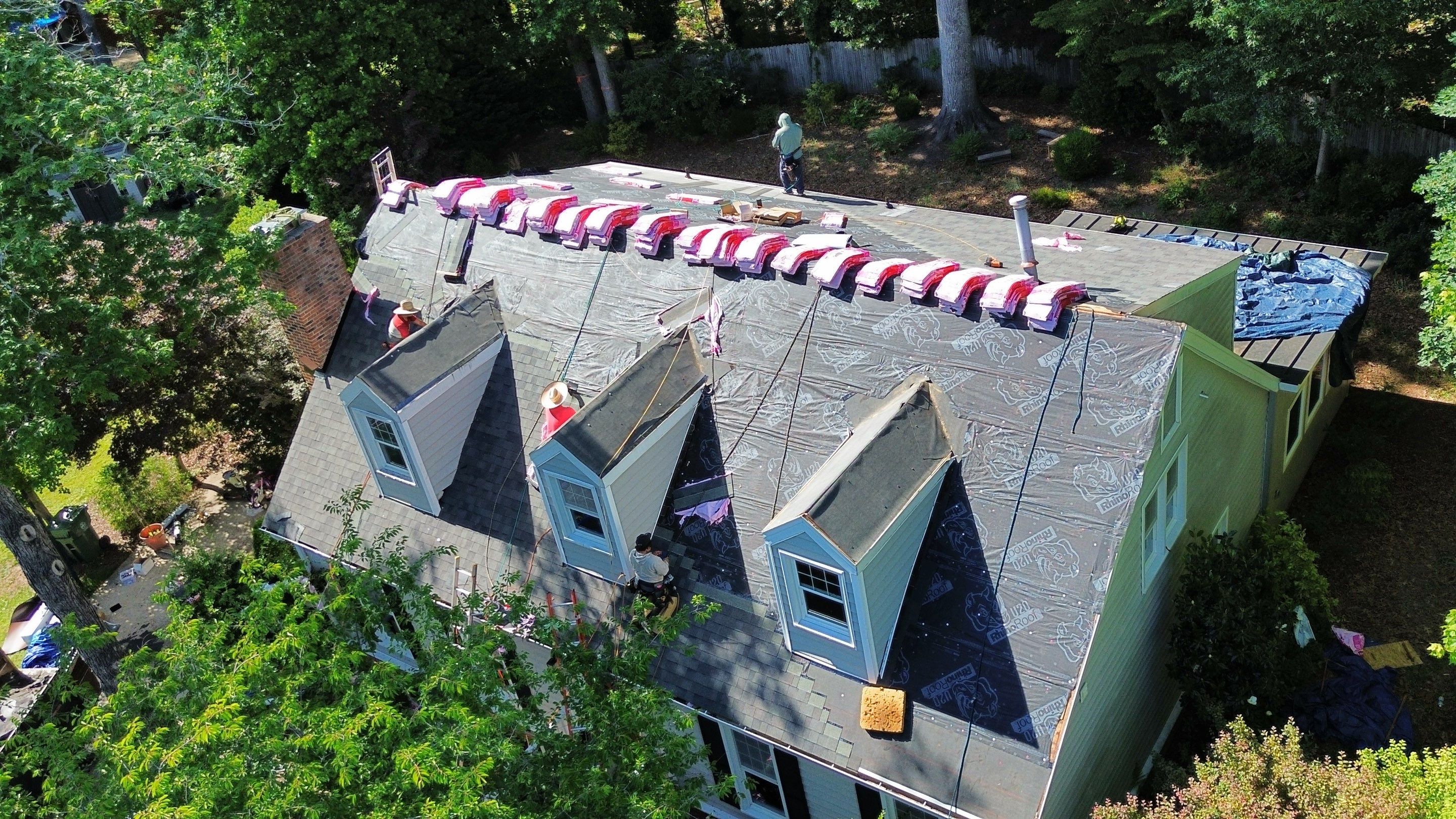 Residential Roof Replacement & Gutter Installation in Cary, NC by Carolina Professional Roofing, Inc  