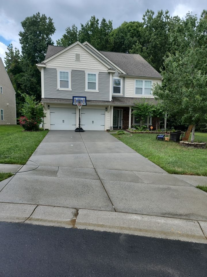 House Wash using cleaner by G&H Home Tech Pros LLC