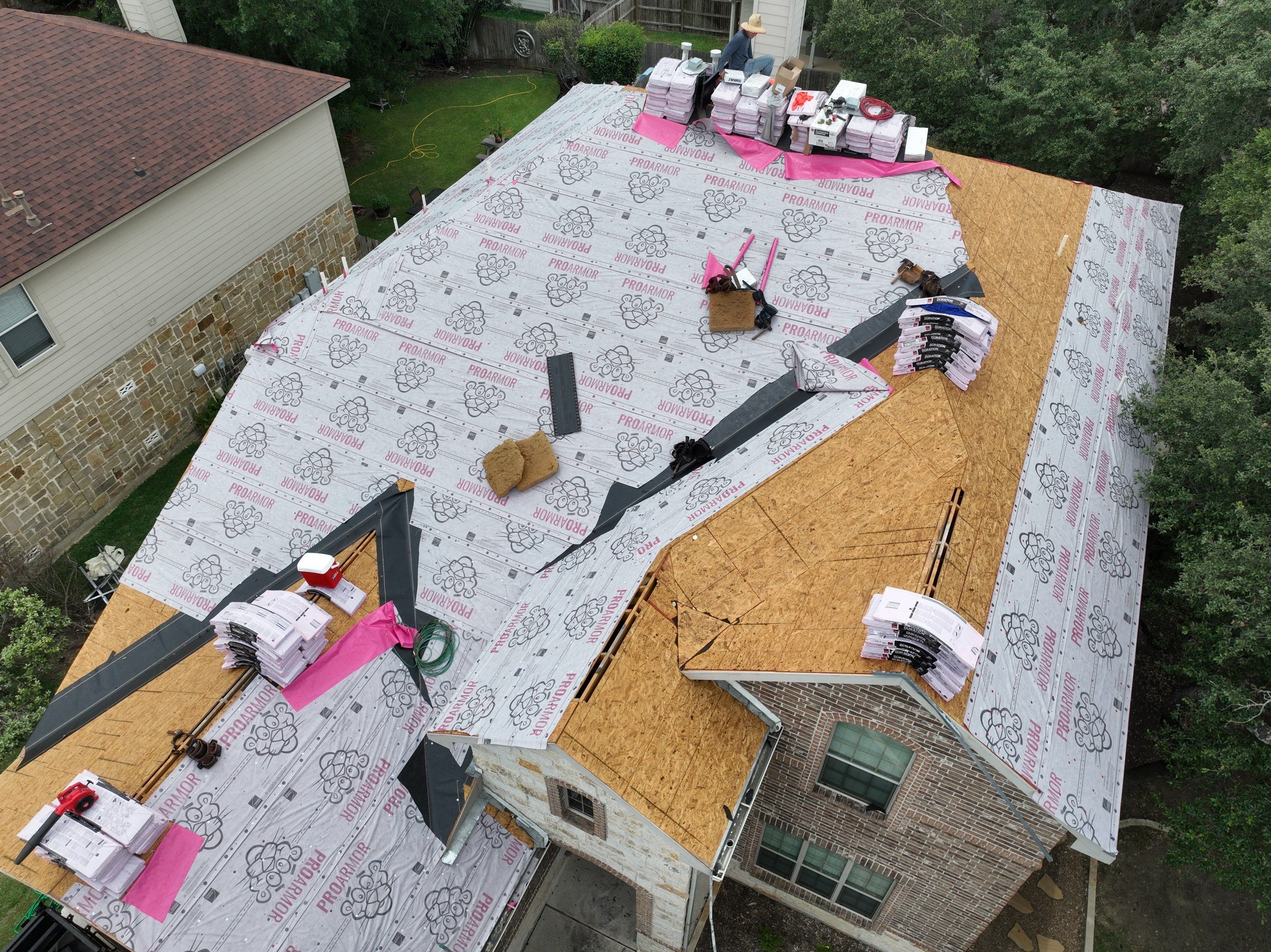 Residential Roof Replacement by Premier Roofing and Contracting