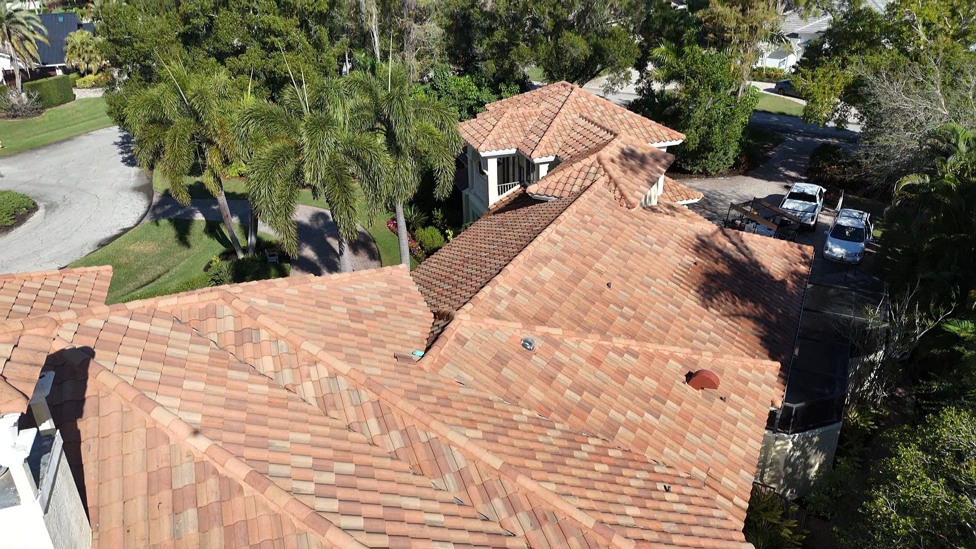 Tile Roof Soft Wash Cleaning by Durabilis Roofing INC