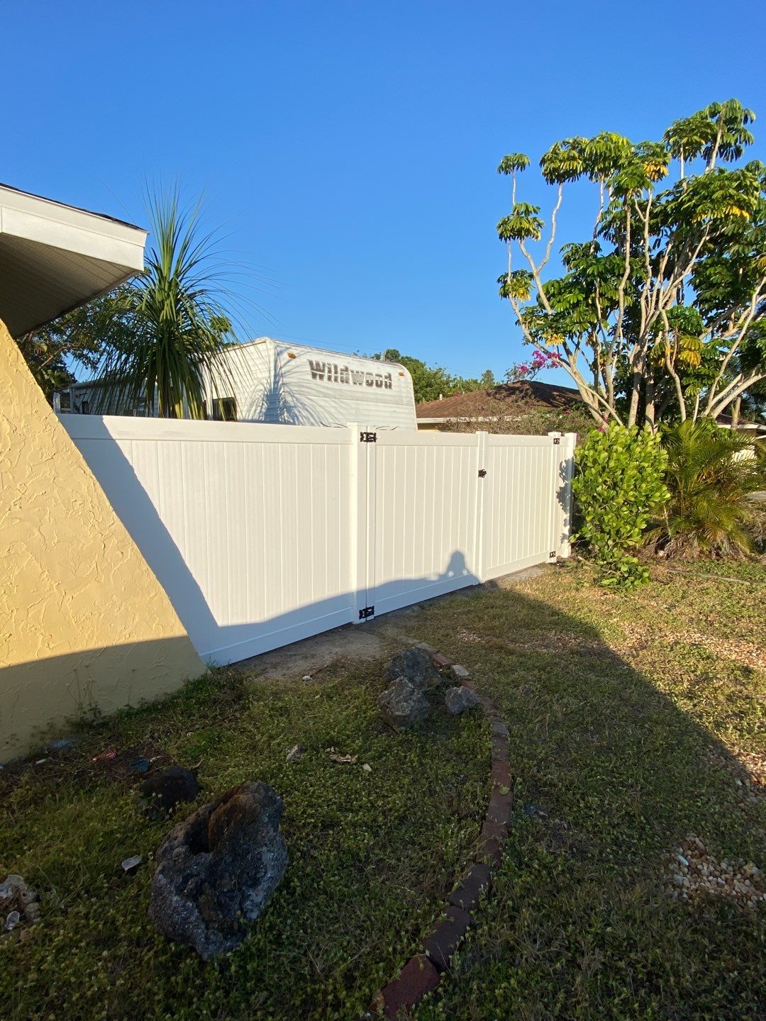 Bradenton, FL 6 ft. Tall White Vinyl Privacy Fence  by Asap fence and gates, LLC