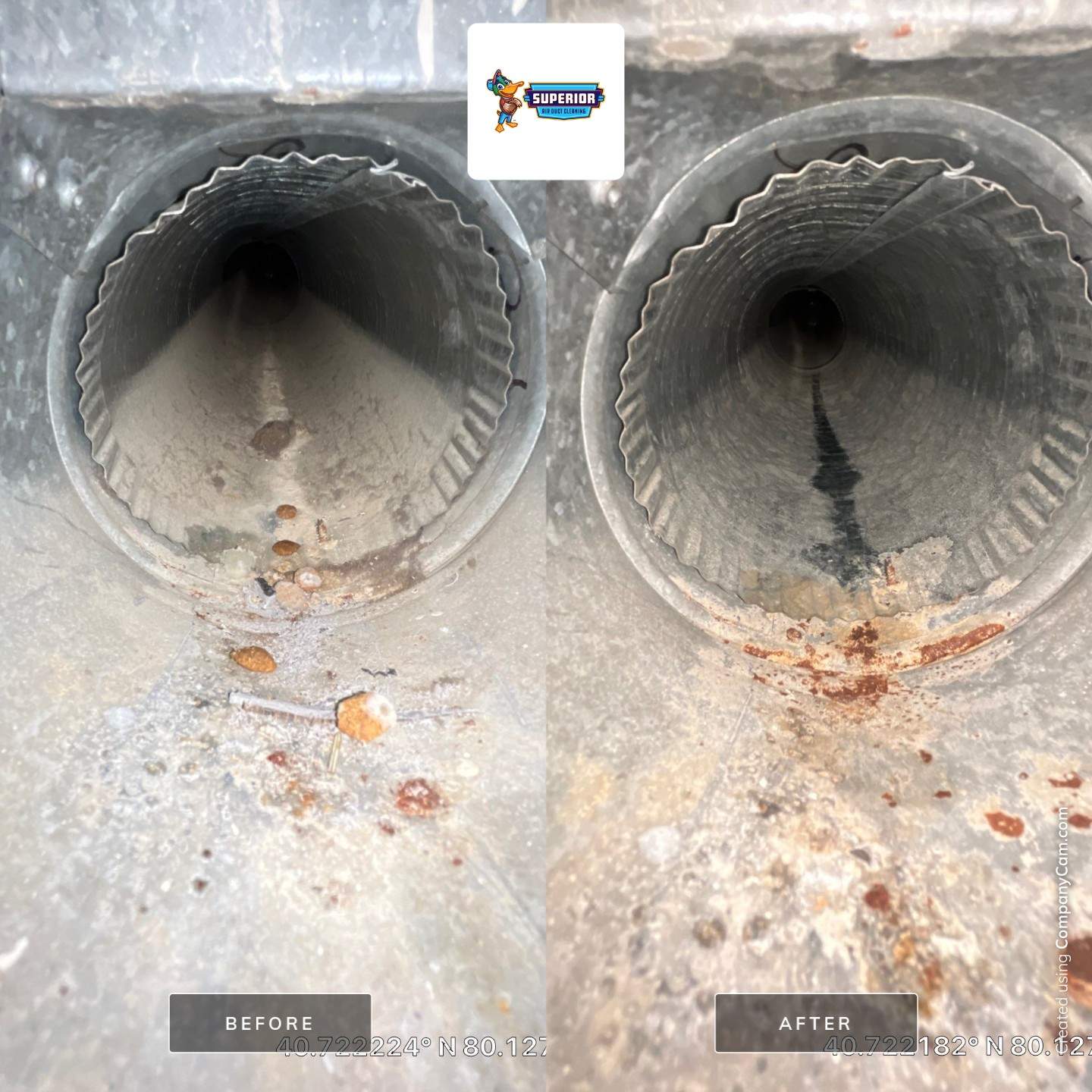 Air Duct Cleaning With a Vacuum Truck in Cranberry Twp, PA by Superior Air Duct Cleaning