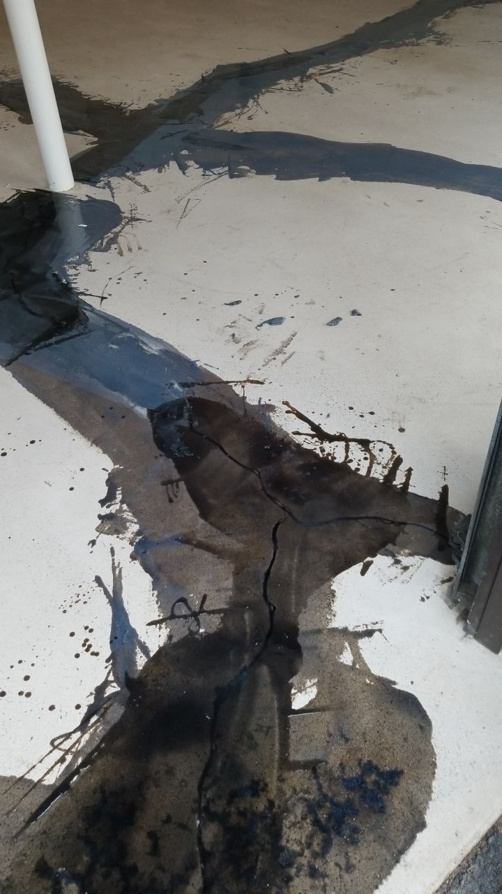 Garage Floor in Domino by Spectrum Painting, LLC