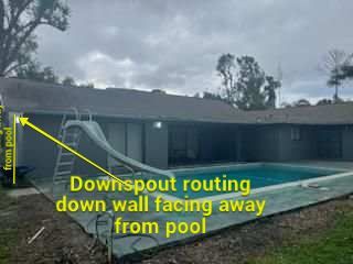 Charcoal Grey Gutters in Fort Myers FL by Gutter Professors
