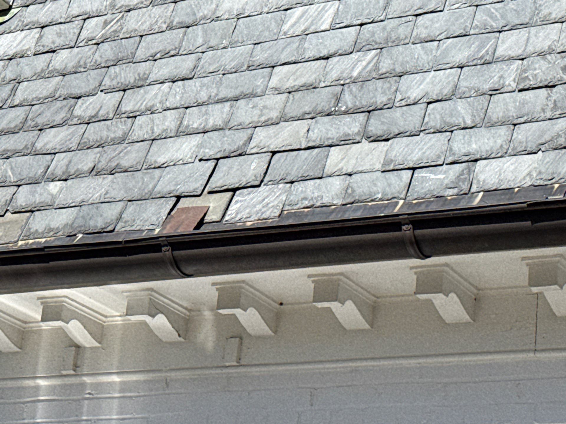 Historical Slate Roof Repair and Chimney Flashing Restoration in West Point by Cade Construction
