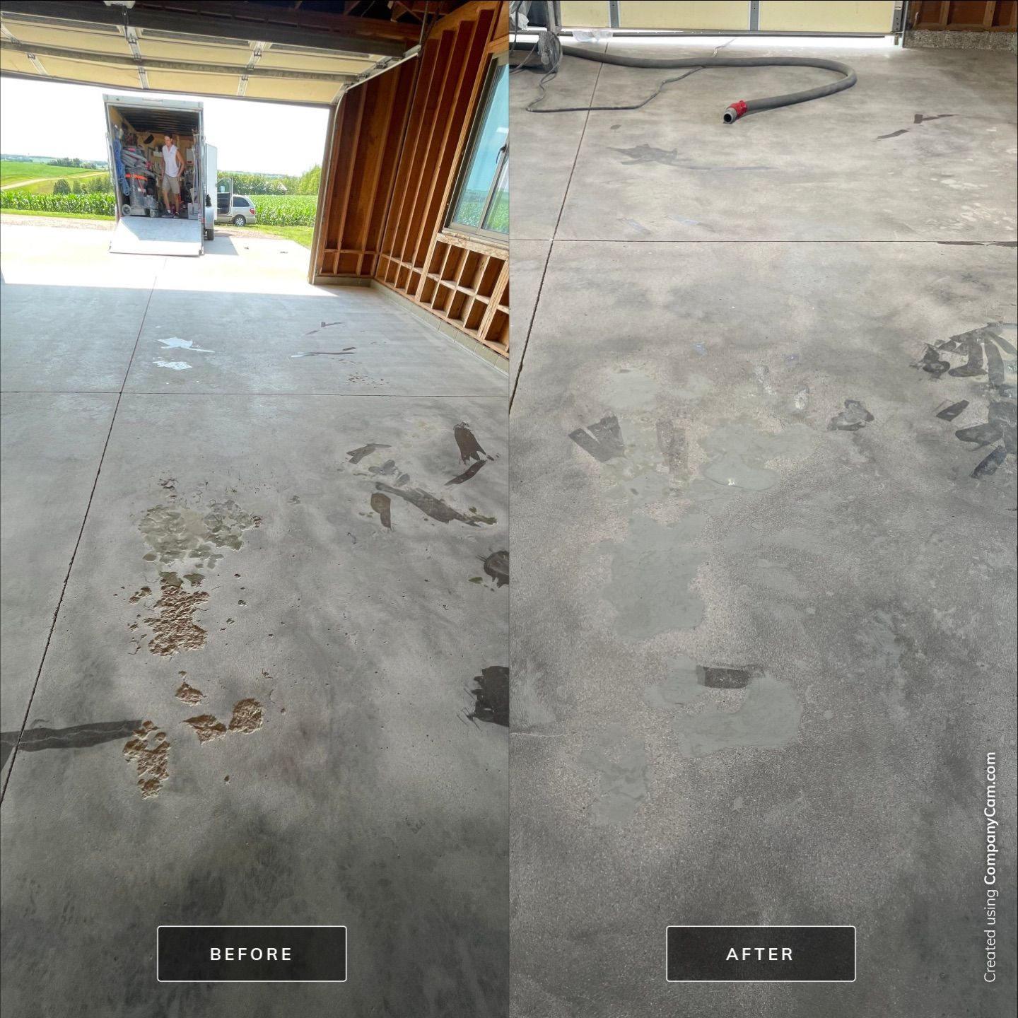 Cabin Fever Coating for Detached Garage in Dell Rapids by Select Painting, Coatings & Garage Cabinets