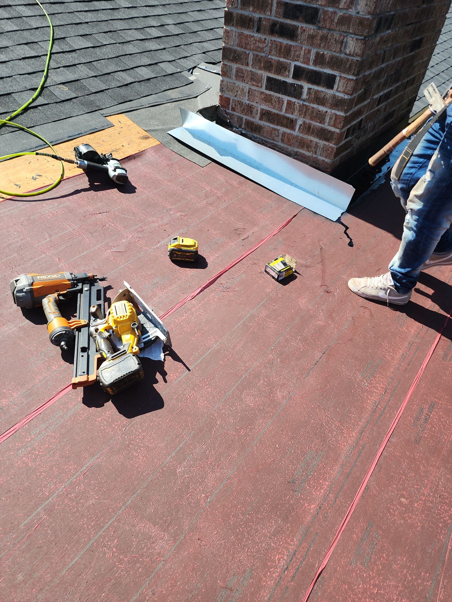 Residential Roofing Installation using Owen's Corning Duration (Lifetime) Shingles by Roof Repair Company