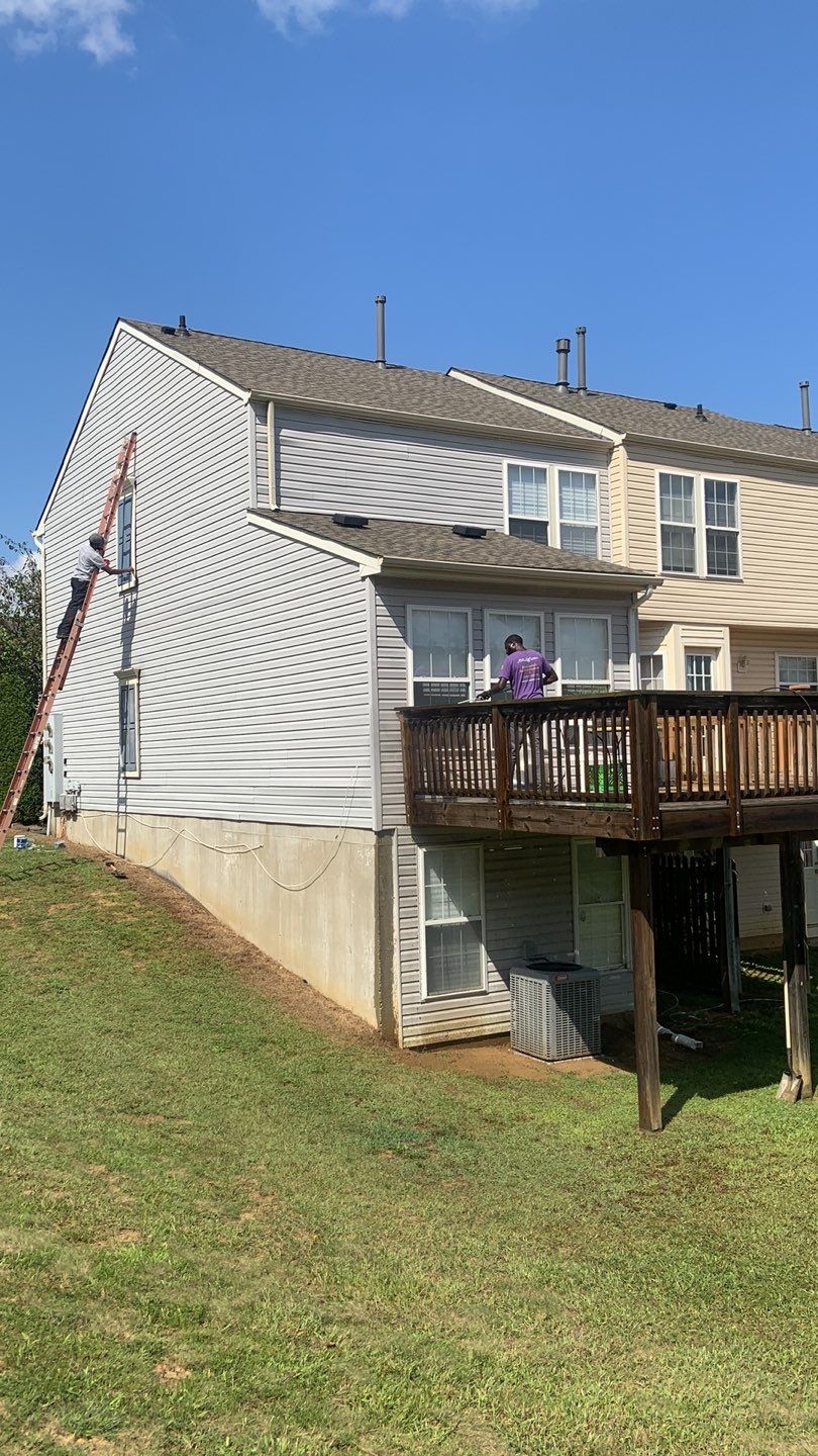 Deck Refinishing using Powerwasher by A1 NERDY HOMES LLC
