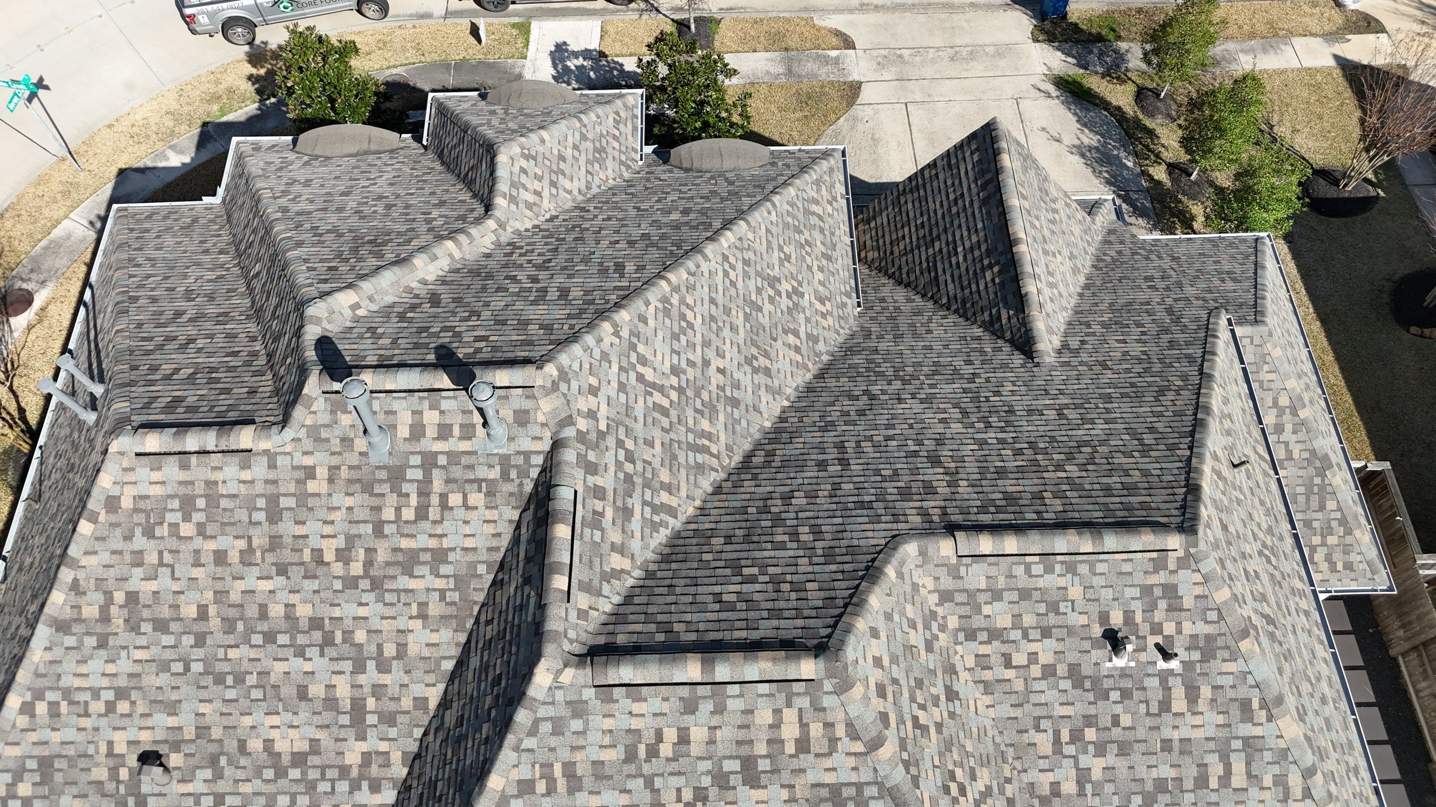 Roof Replacement in Cypress after Customer sustained Hail Damage! by Core Four Roofing