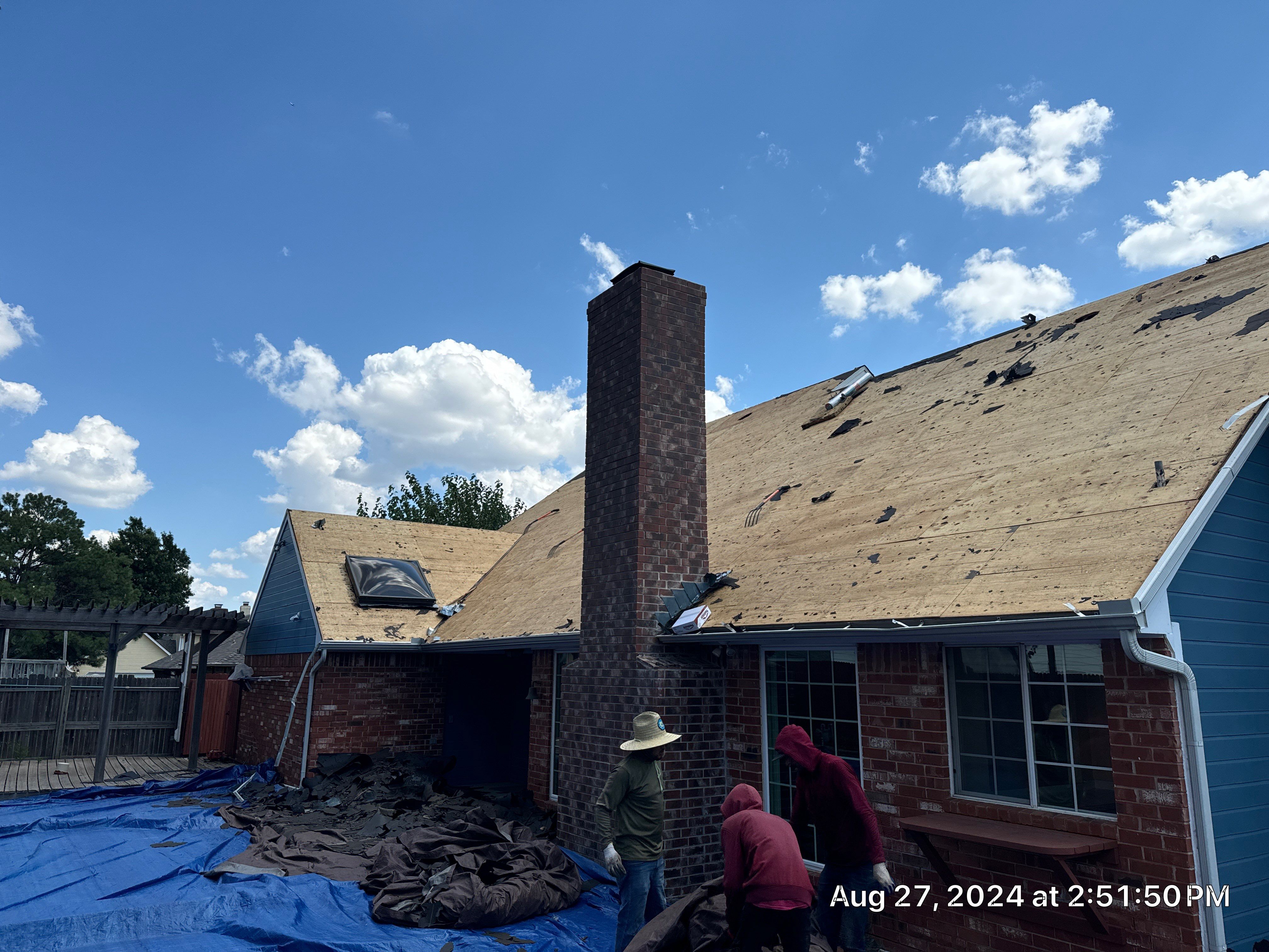 Residential Roofing Installation using GAF by Castillo Roofing