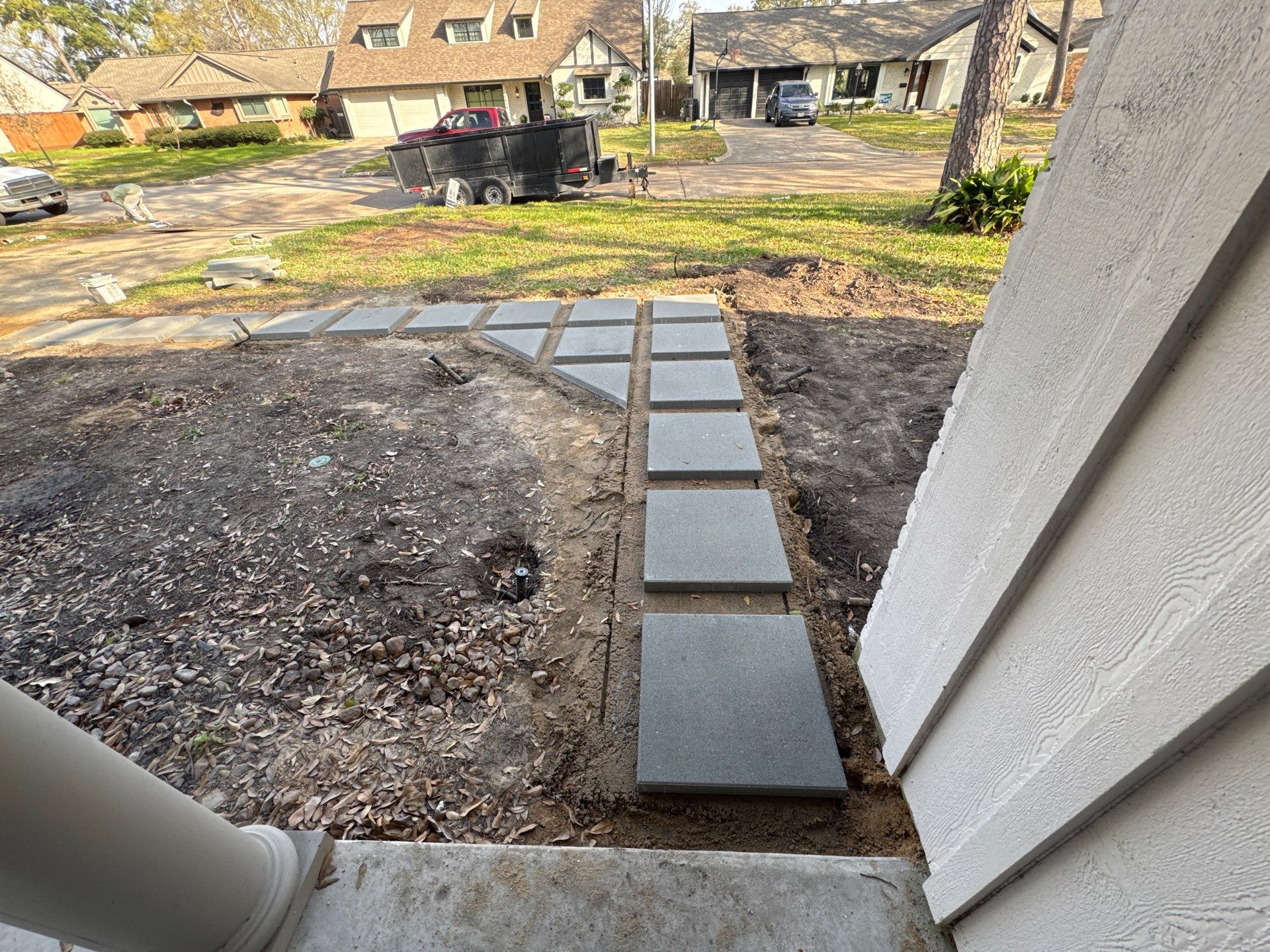 🌿 Jackie’s Outdoor Transformation — Drainage, Flagstone & Full Restoration by Texas Urban Elements