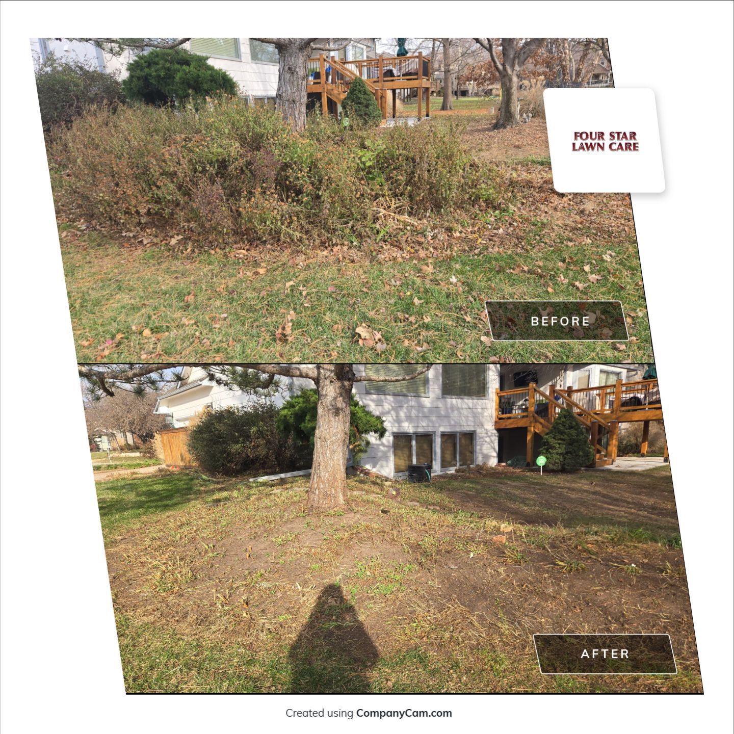 Project in Wichita by Four Star Lawn Care