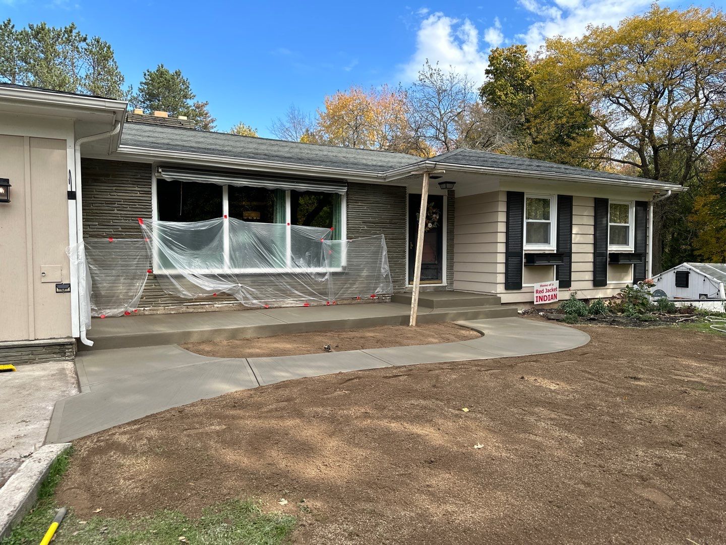 Broom Finish Porch and Walkway  by NG Masonry & Construction LLC