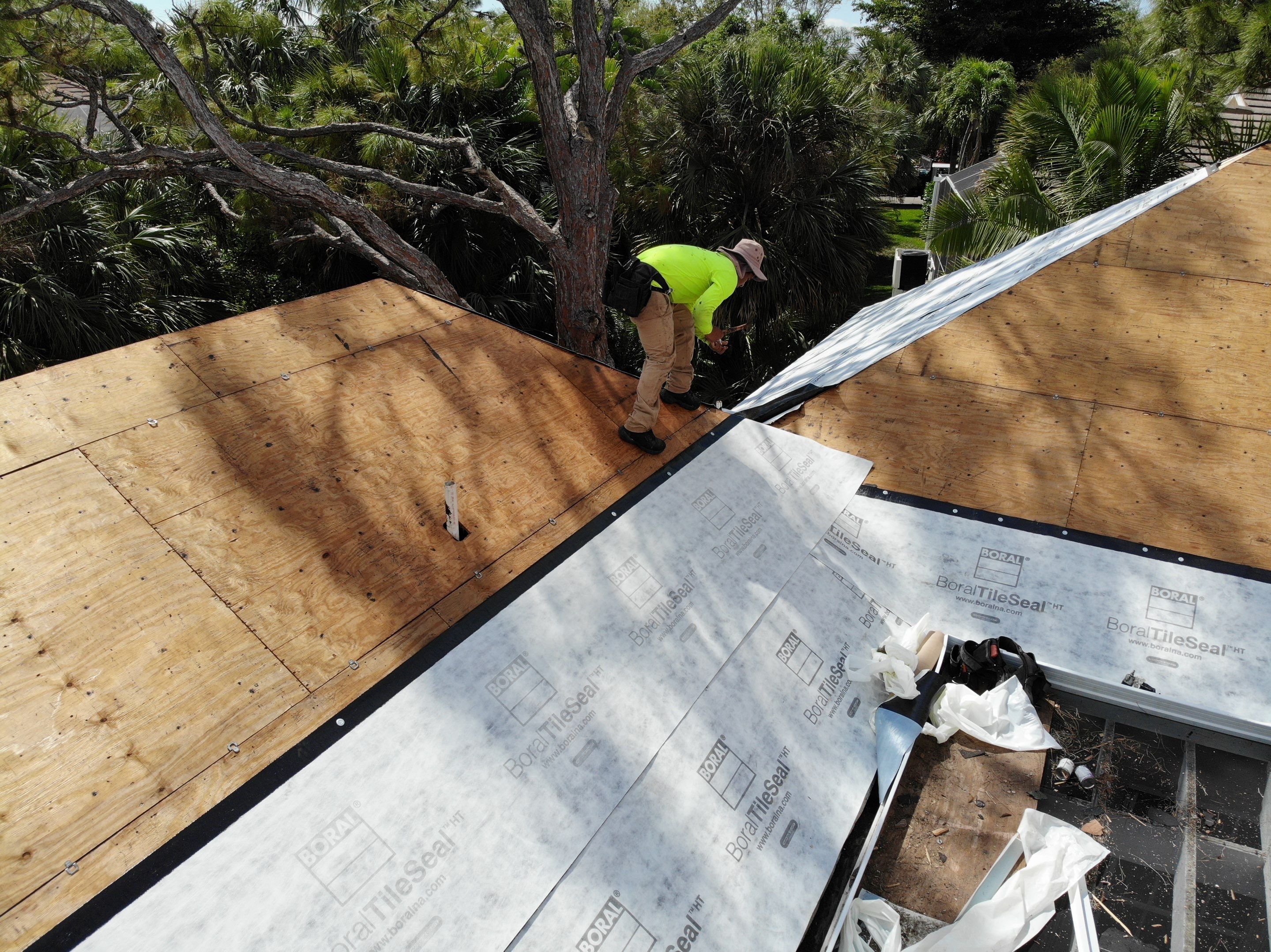 Residential Roofing Installation using Eagle Concrete Tile in Bonita Springs by International Roofing