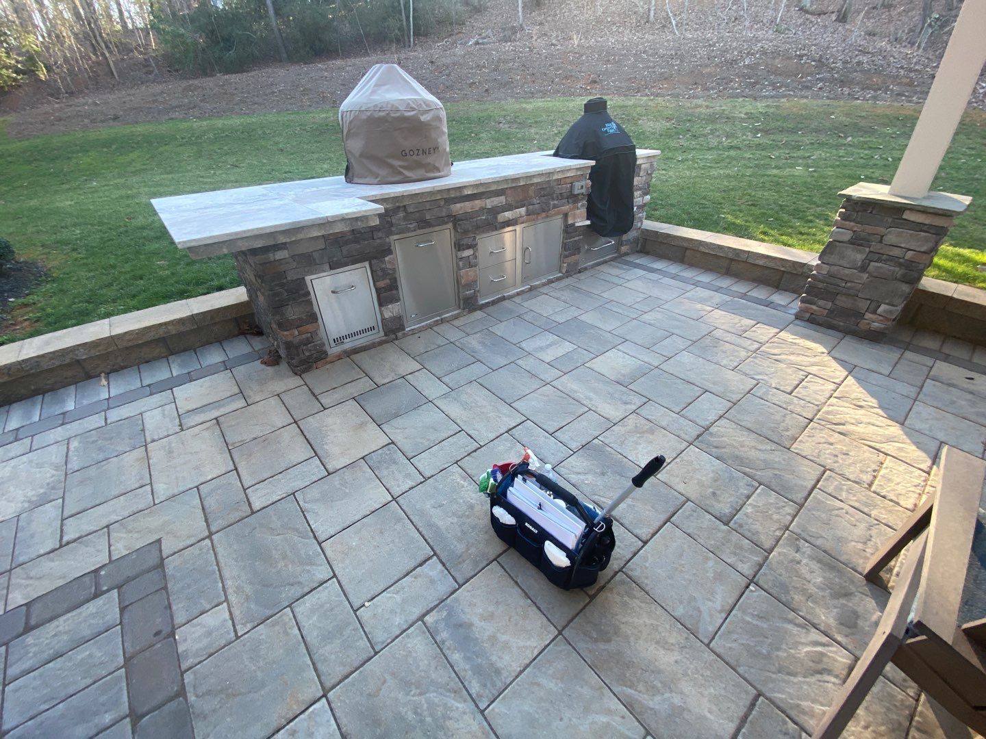 Pavers using Concrete Sealant by DuraSeal