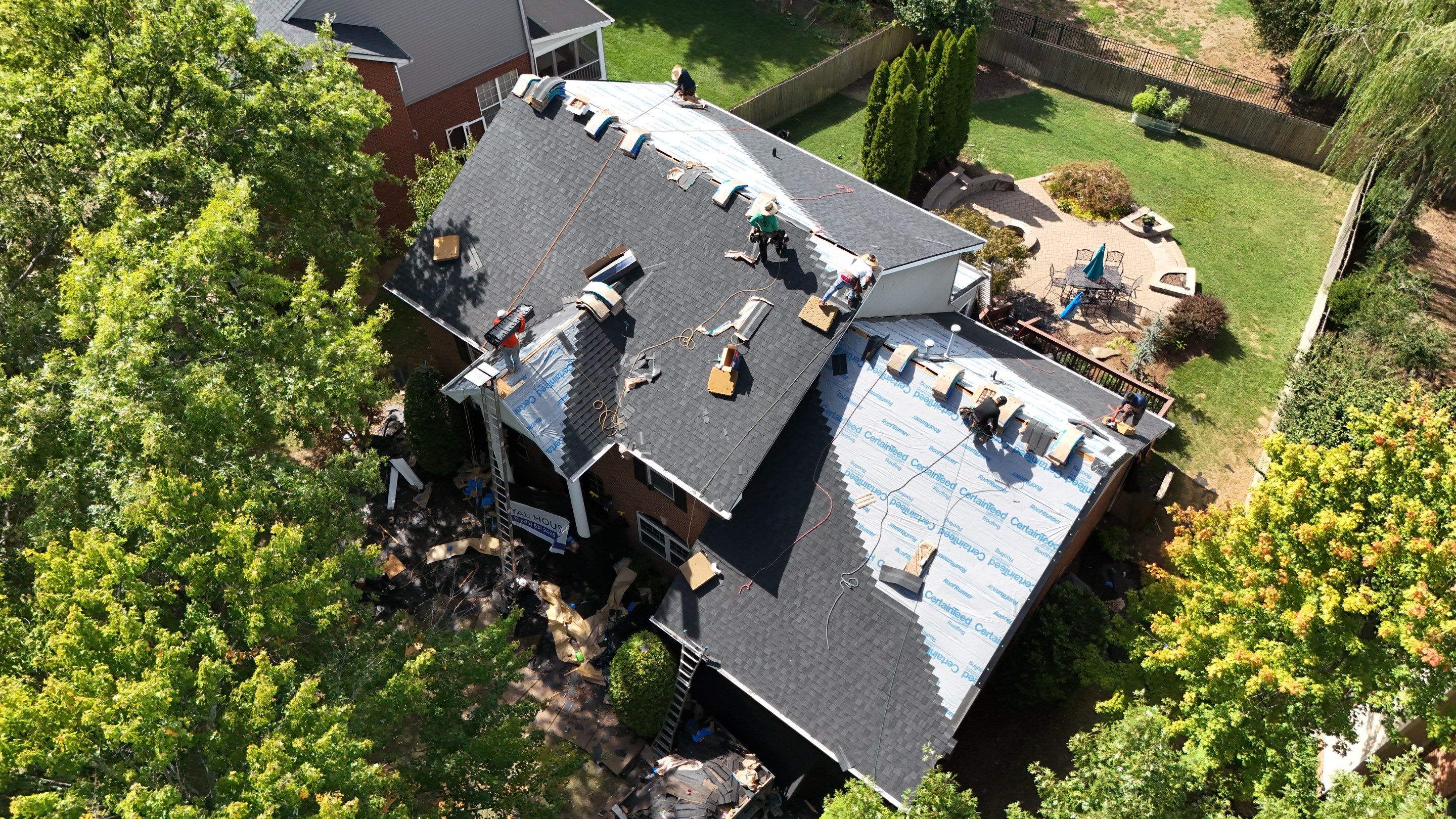 Charcoal Black Re-Roof by Royal House LLC