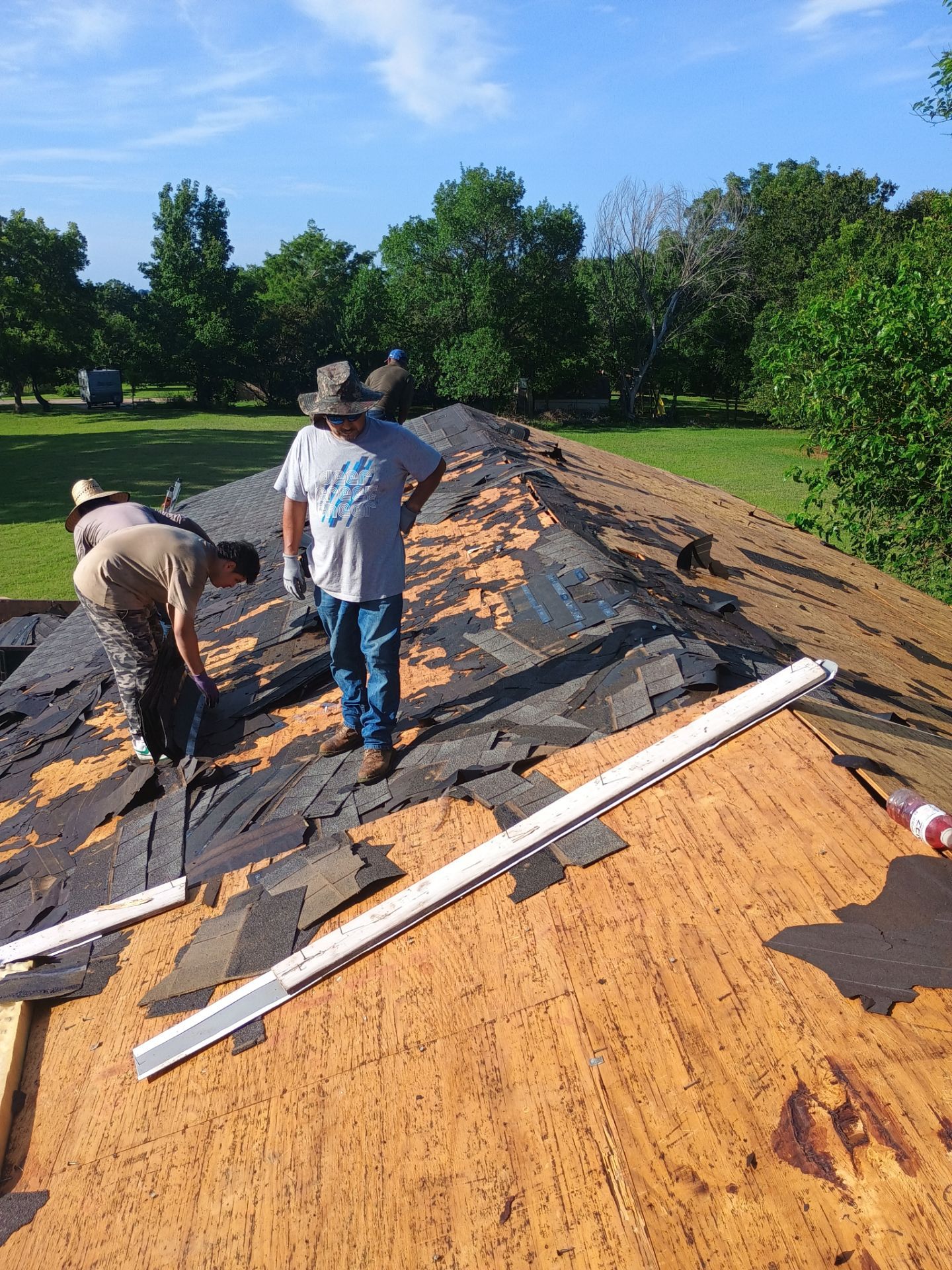 Storm Damage Restoration and Complete Roof Replacement in Pauls Valley by BANA Roofing and Solar Supply