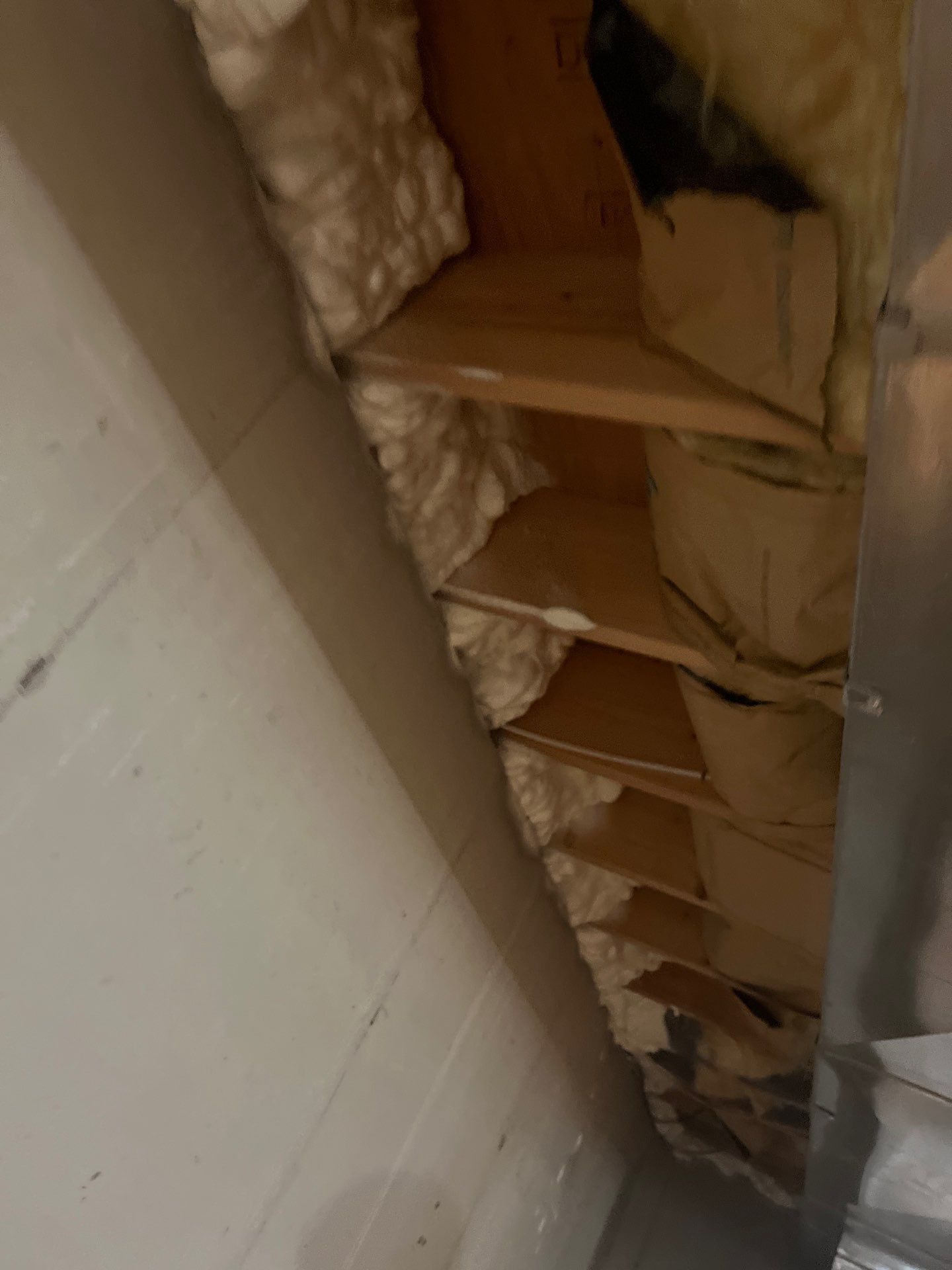 Attic Insulation using open cell spray foam by NYS Foam & Energy