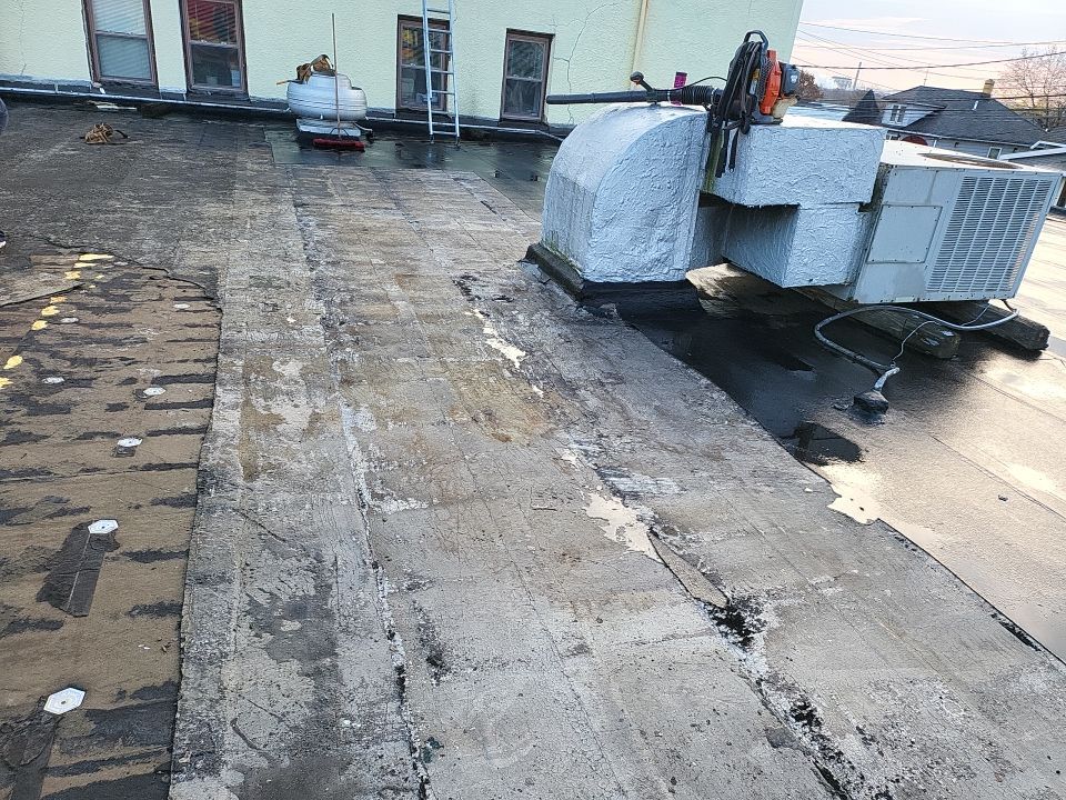 Commercial Roofing Installation using EPDM  by A Plus Exterior