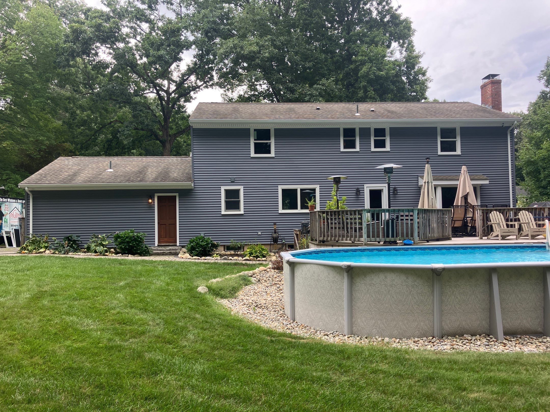Siding using Cert. Monogram D/4 x 12'6" Clapboard, Flagstone by DiGiorgi Roofing and Siding Inc