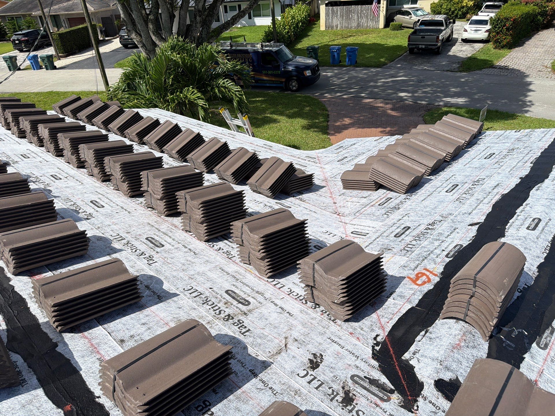 Residential Roofing Installation using Crown by BLUES BROTHERS ROOFING