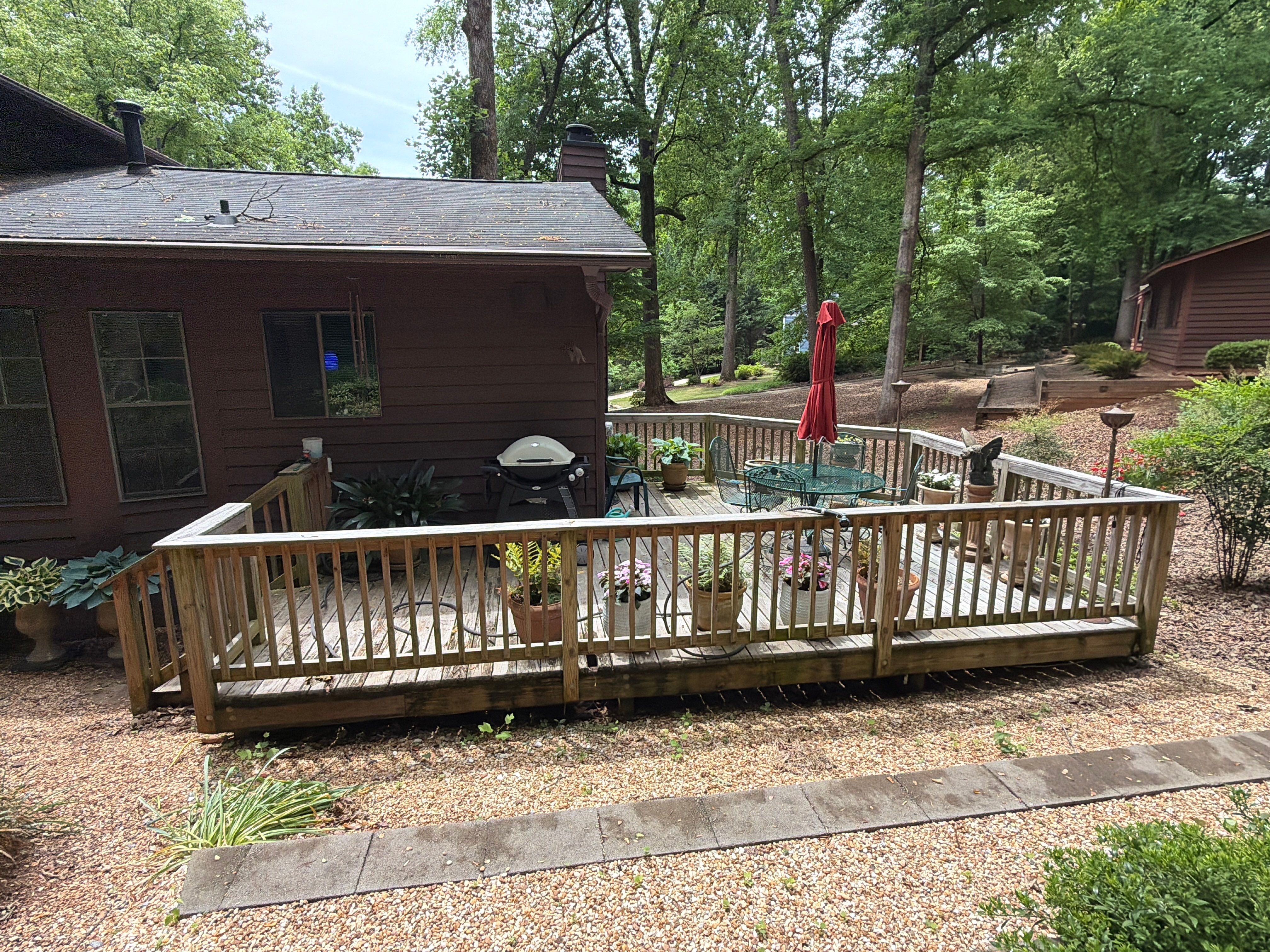 Lawrenceville, GA Deck Resurface using Trex Enhance Basic Series Decking by Nelson Exteriors