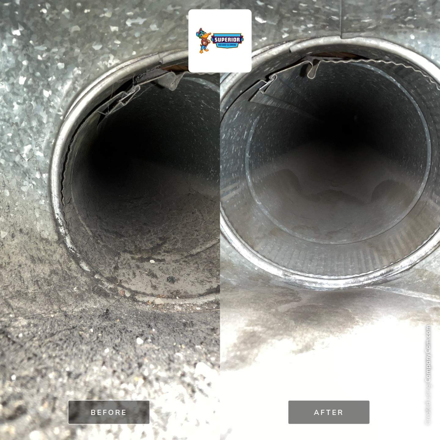 Air Duct Cleaning With a Vacuum Truck in New Castle, PA by Superior Air Duct Cleaning