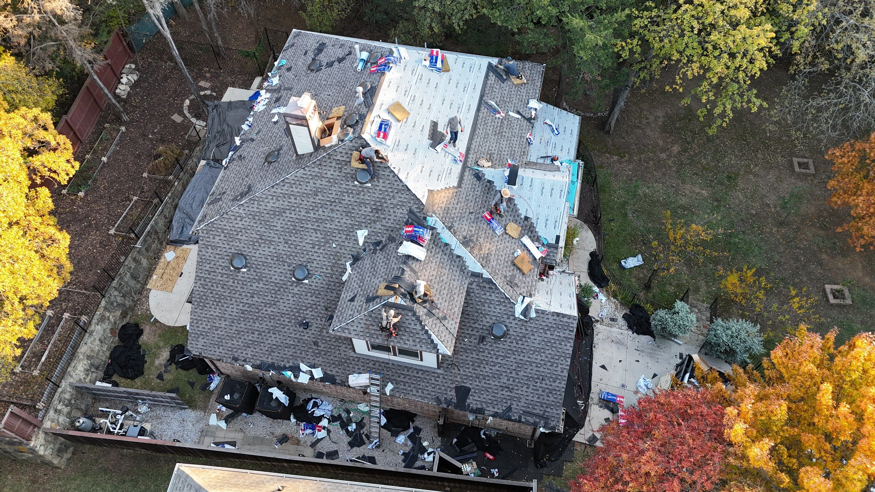 Grapevine Texas Project - Retail Roof Replacement  by First United Roofing & Construction