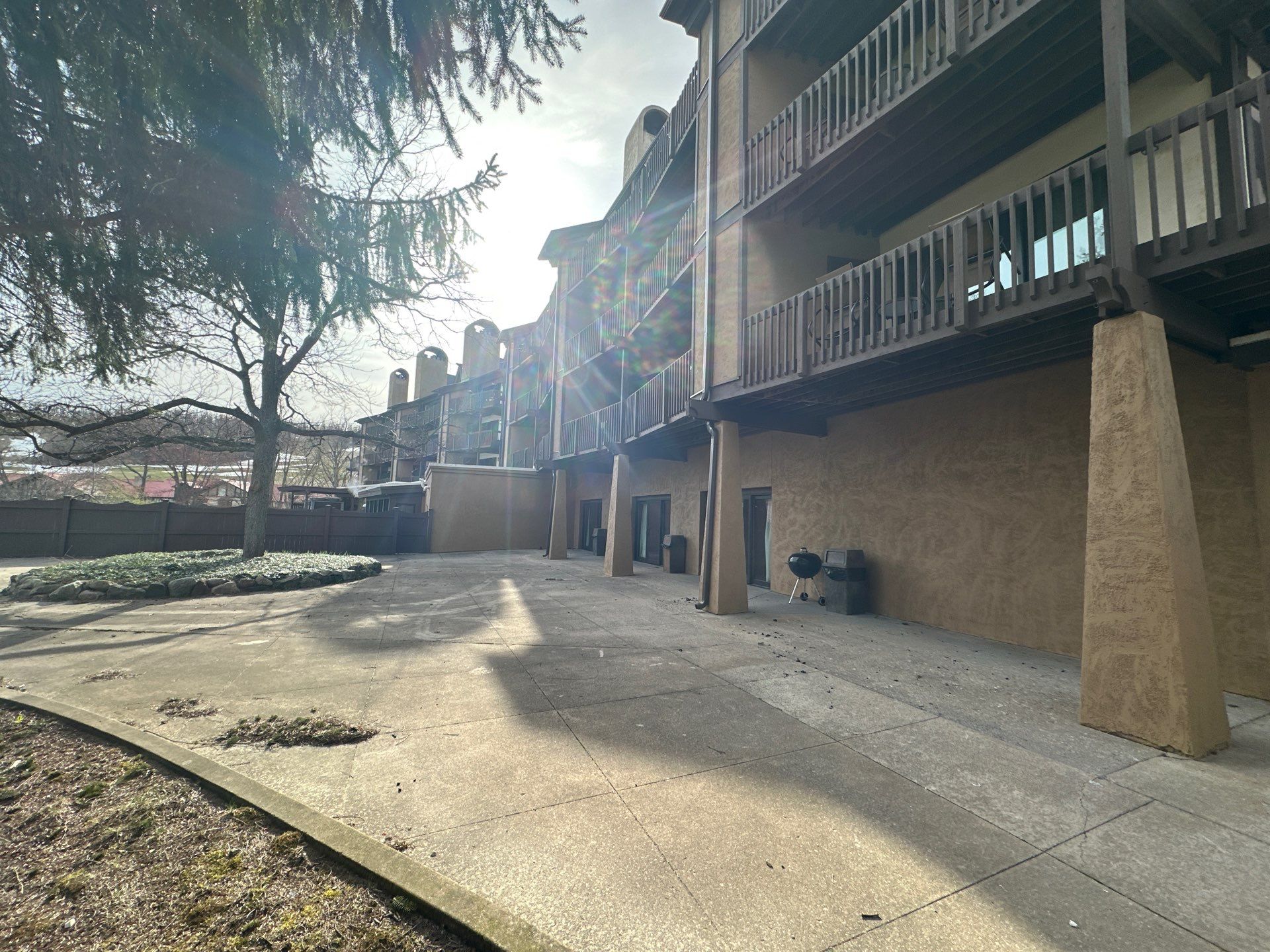 Gutter and Gutter Helmet Installation for Harbor Springs Hotel by Rainbow Seamless Systems