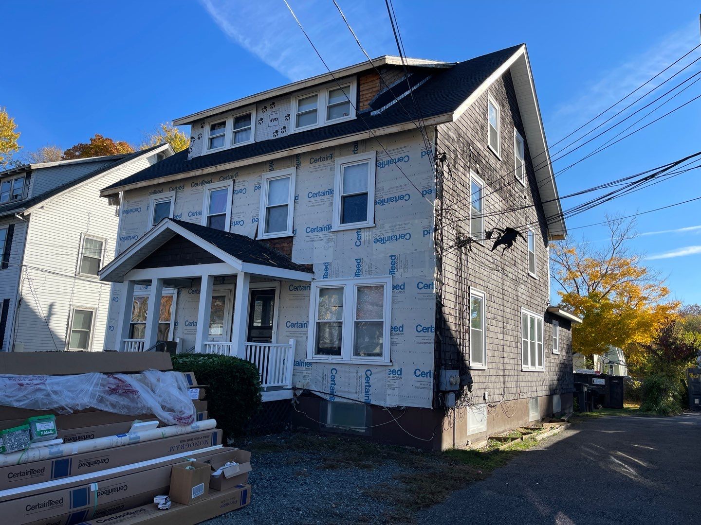 Residential Roofing Installation using GAF Timberline HDZ by Sensible Home Solutions