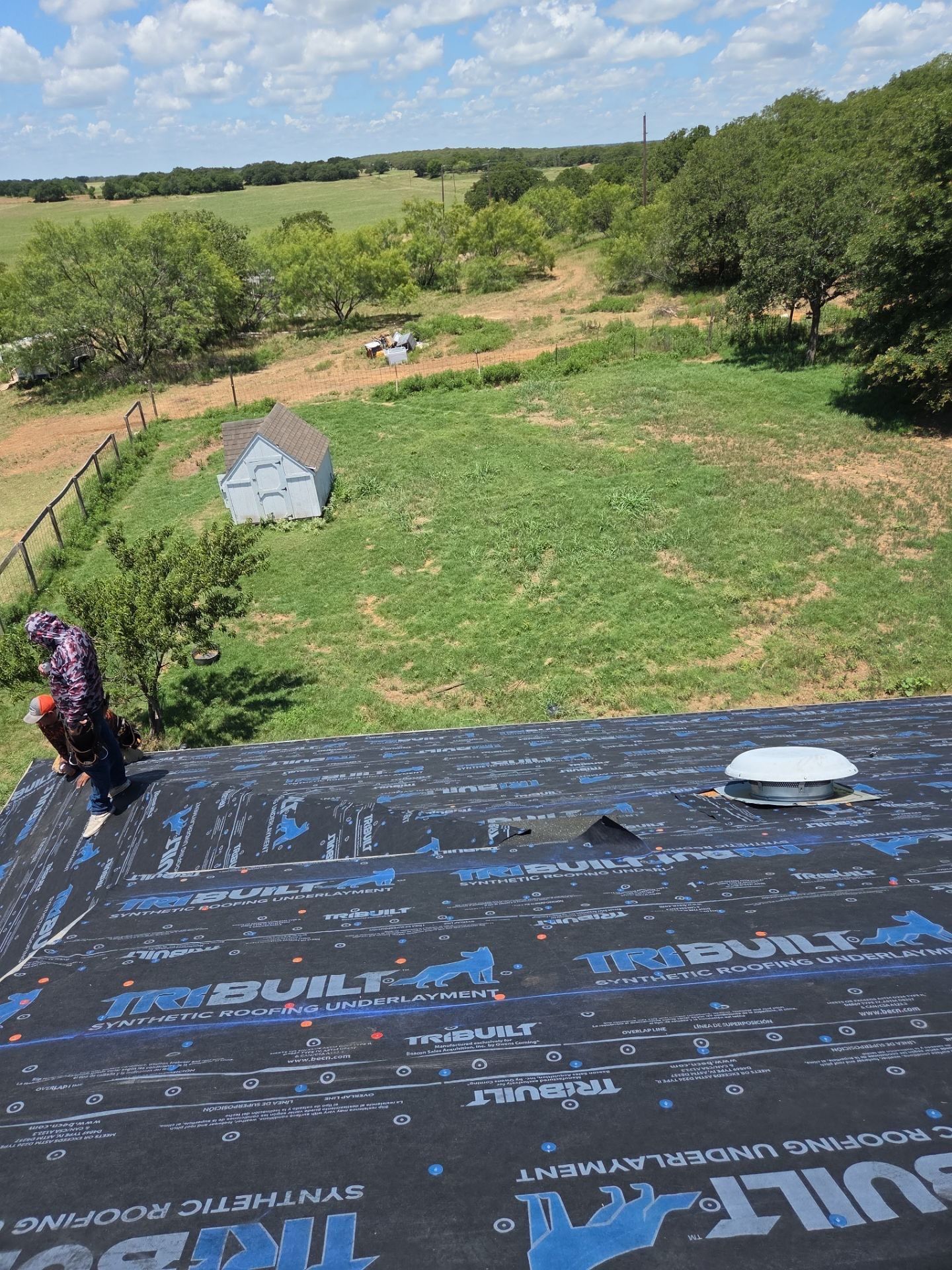 Project in Bowie by Lonestar Roofing and Restoration LLC.