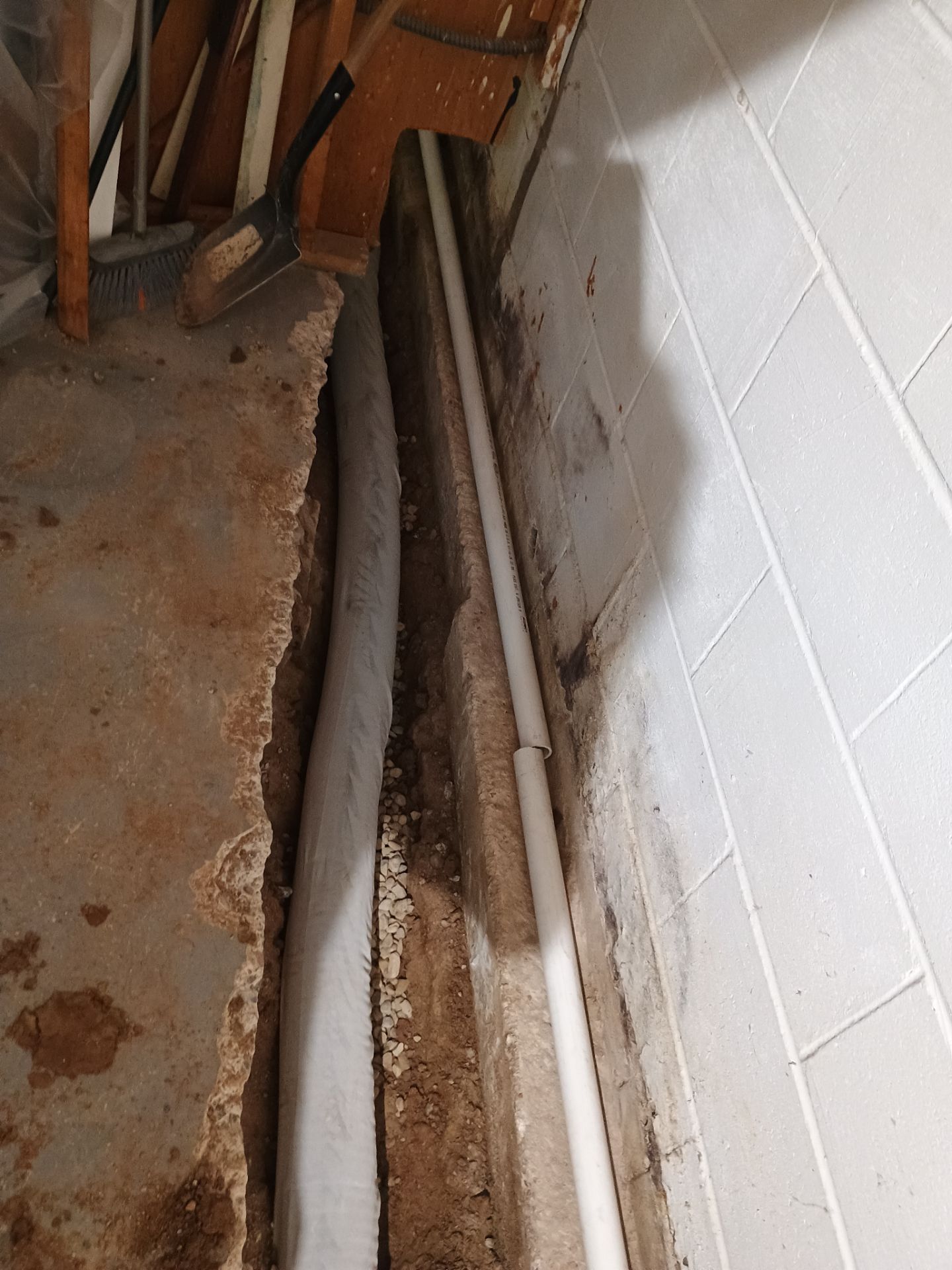 Interior Drain Tile Installation in Columbia Heights, MN by Waterproofing Northeast