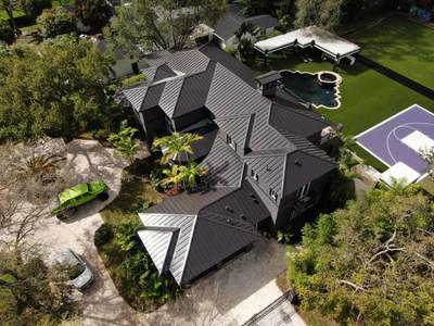 Metal Roof - Galvalume - Matte Black