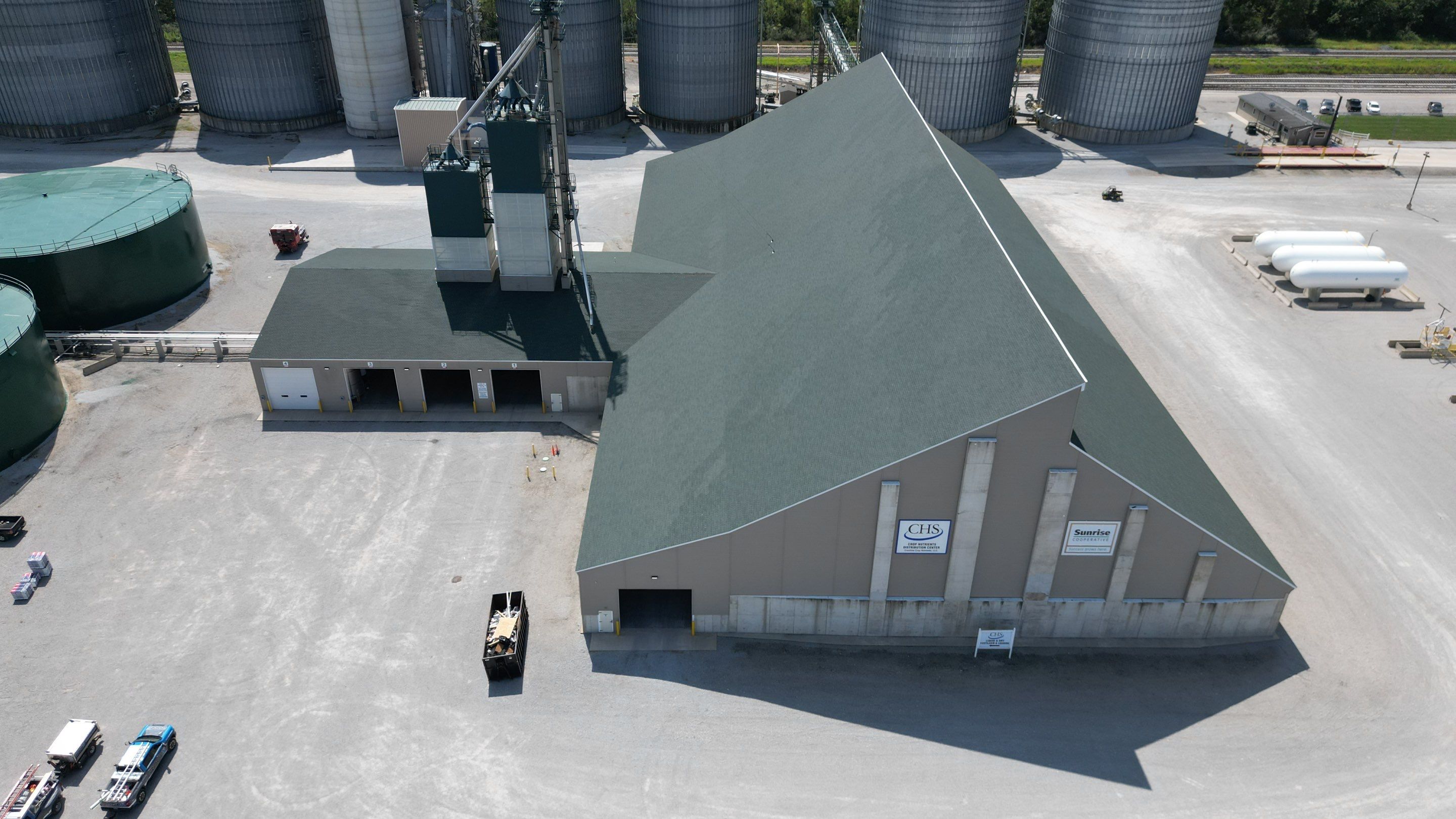 Commercial Roofing Installation using Timberline HDZ Shingles - Hunter Green by RoofX 