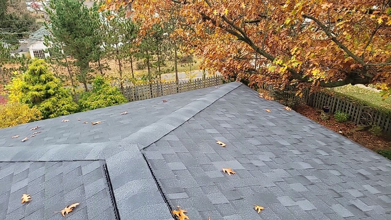 ATLAS PINNACLE COLOR: SCOTCHGARD BLACK SHADOW DRIP EDGE: WHITE by Eagle Eye Roofing