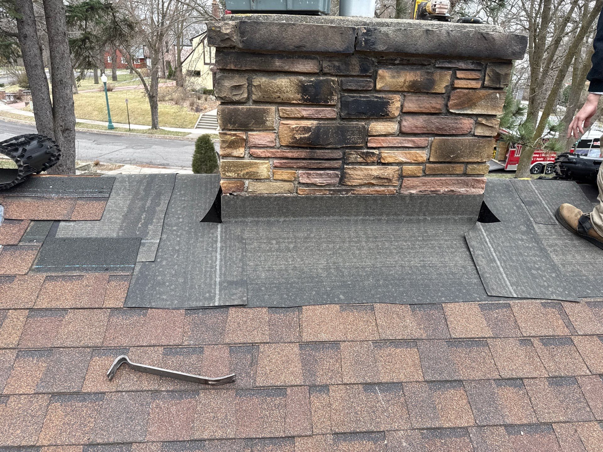 Chimney Flashing by Zablocki Roofing & Exteriors
