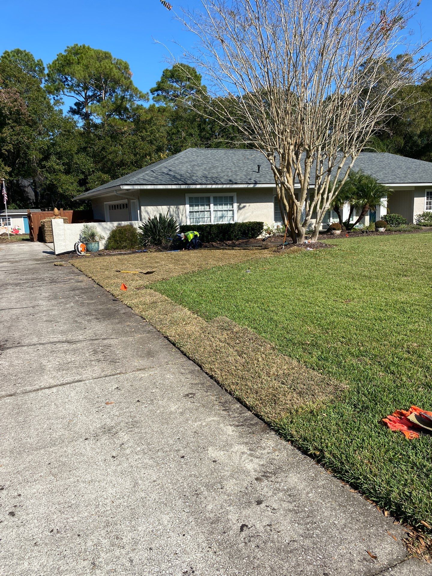 Deerwood Resident | Winter Sod Replacement by ProGreen Services