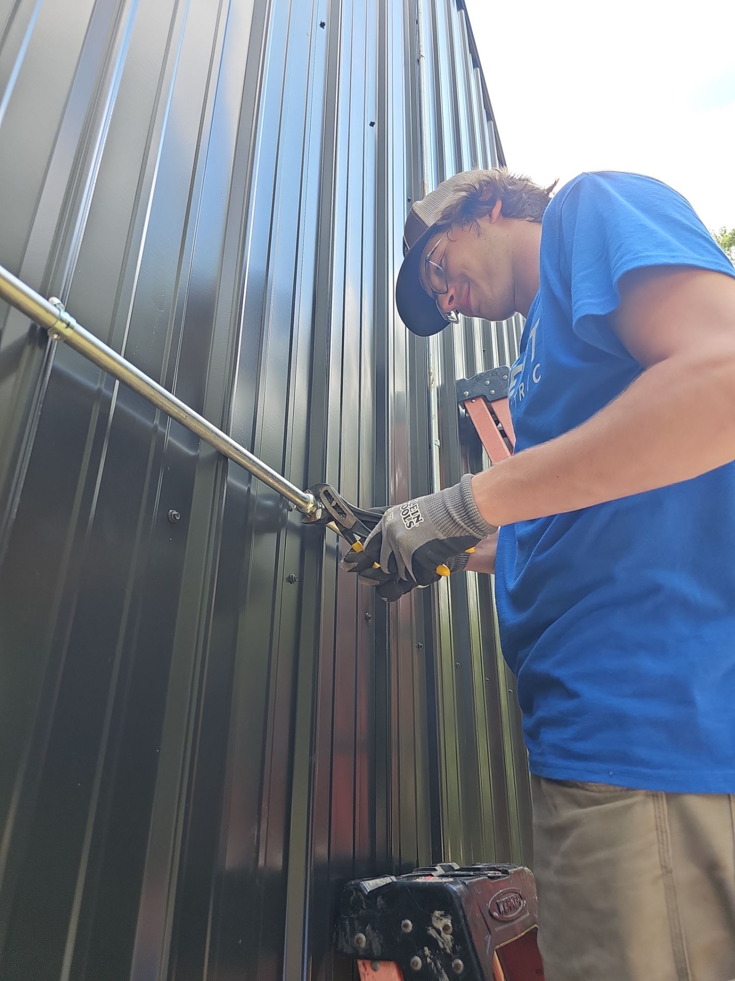 Hunting Cabin With Solar And Batteries by Argent Electric LLC