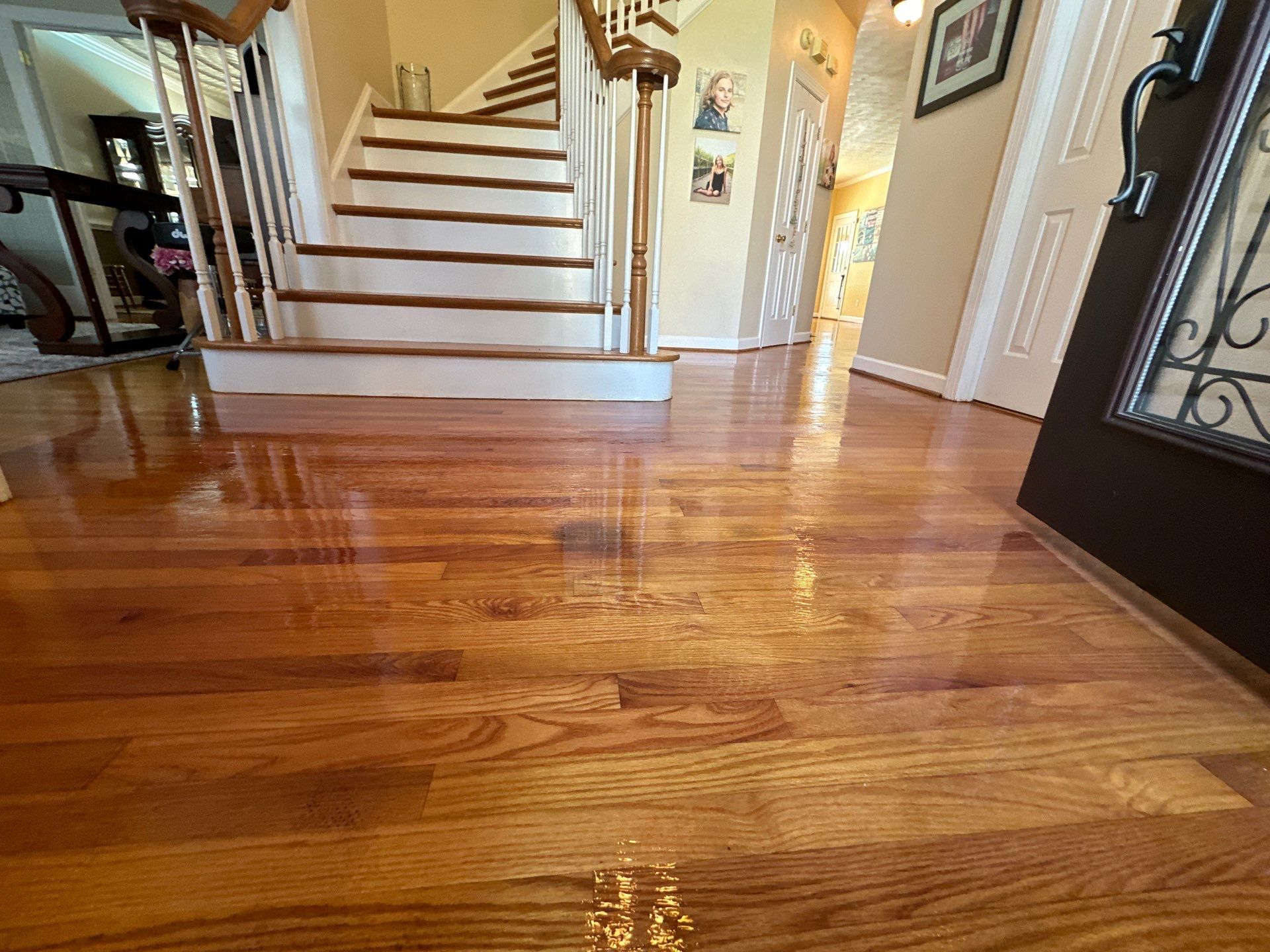Hardwood Renewal  using Finish Em by Monster Clean