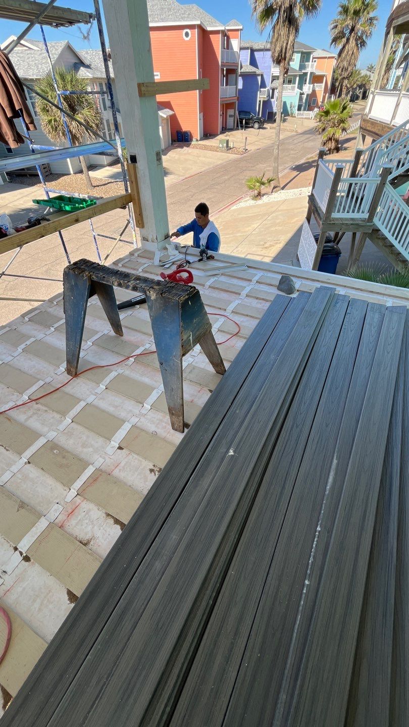 Walk Out Patio Cover by Bayfront Roofing and Construction