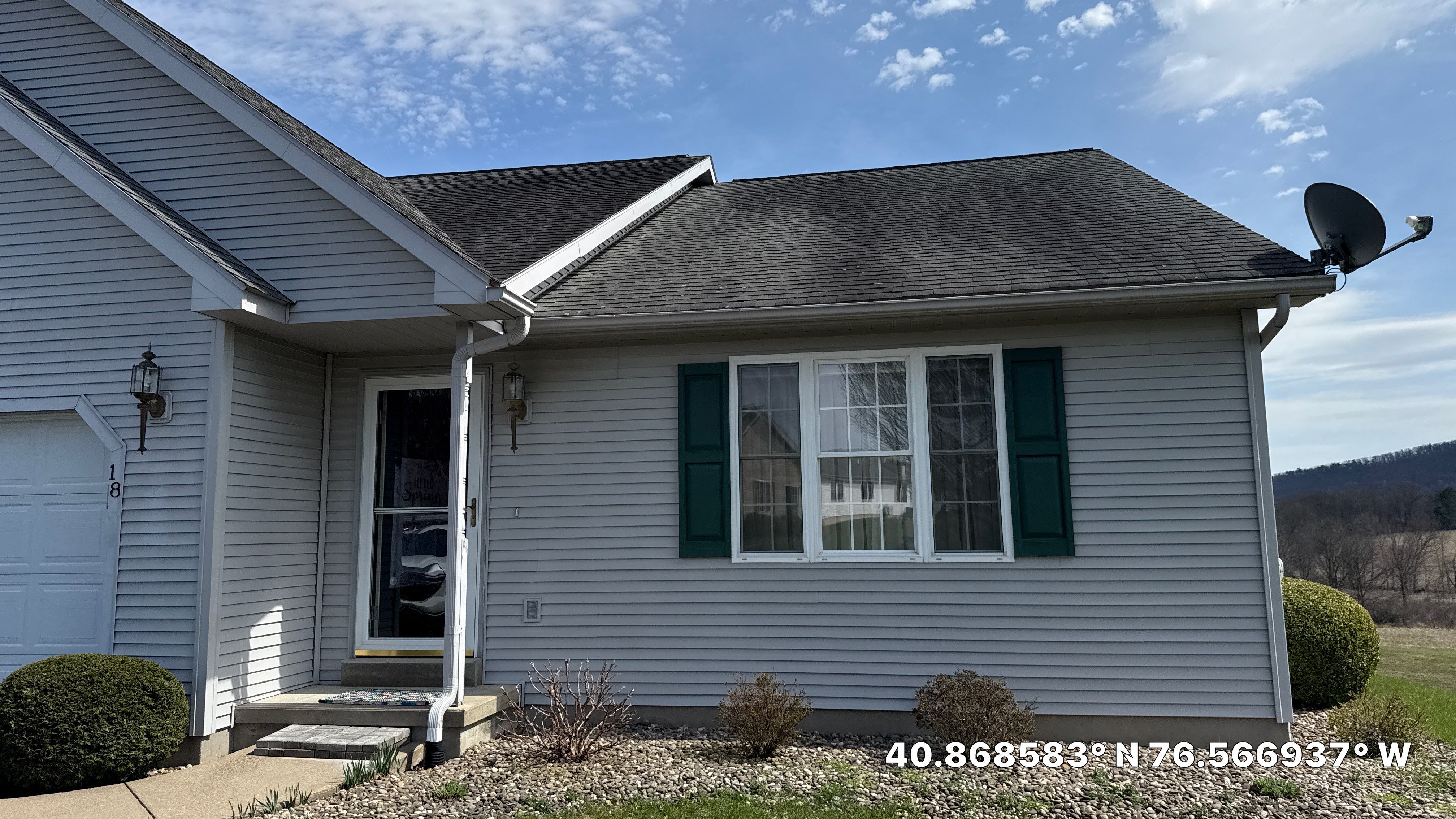 Pewter Gray Shingle Roof and Gutter Replacement in Elysburg by Esh Builders