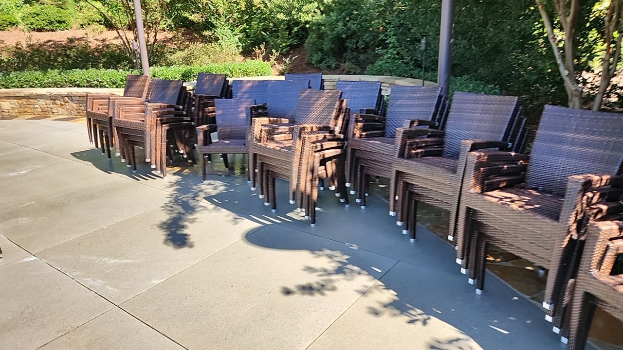 concrete Clean using cleaner by Power Wash Masters LLC