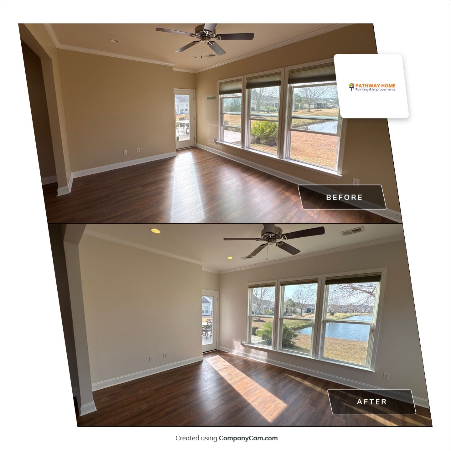 From Concern to Comfort: A Full Interior Transformation Done Right by Pathway Home Painting & Improvements