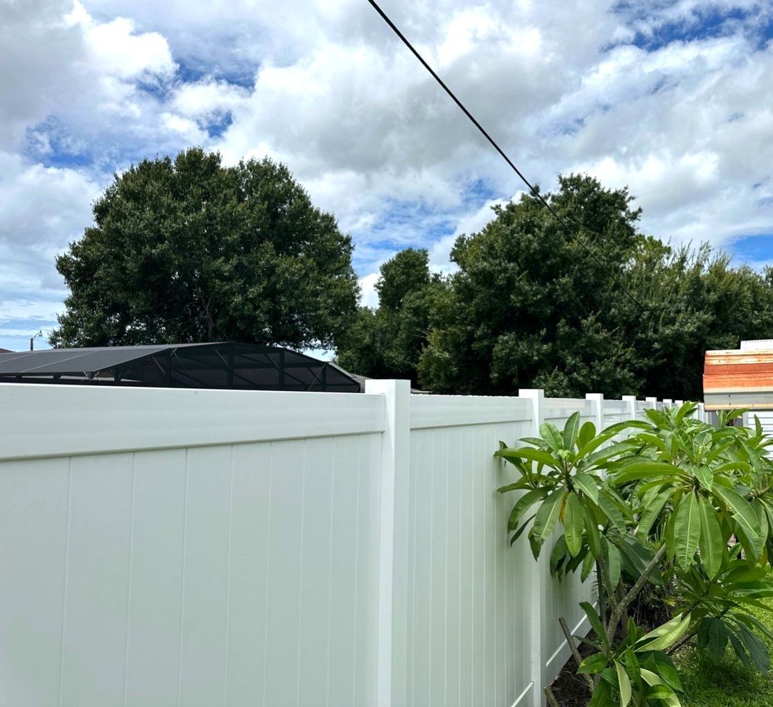 Vinyl Privacy Fence using 6Ft White Vinyl Privacy Fence by Asap fence and gates, LLC