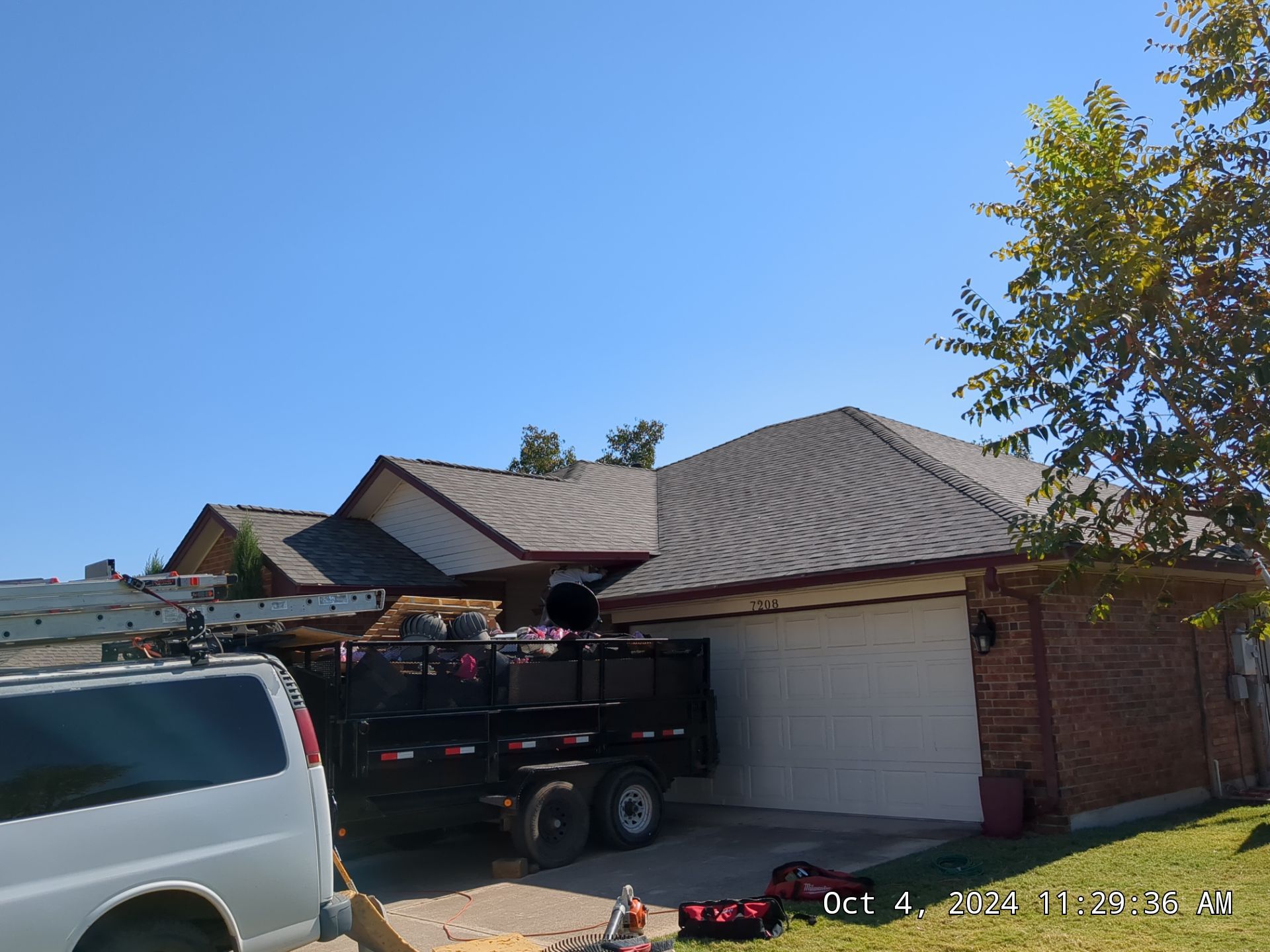 OKC Residential Roofing Installation using Owens Corning by Blackforest Roofing