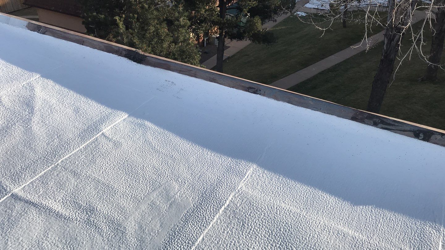 Commercial Roofing Installation using Gaco Silicone Coating  by A to Z Roofing
