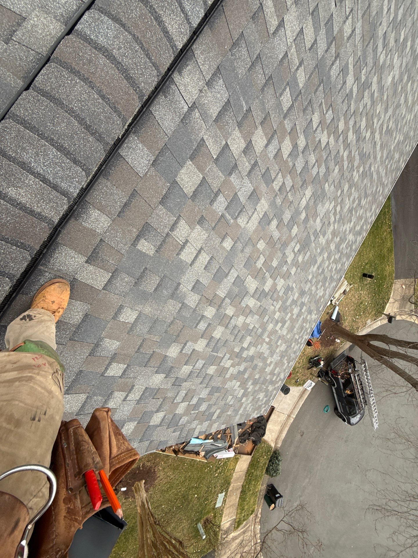 Fairfax Station :Residential Roof Replacement with CertainTeed Landmark Pro in Max Def Drift Wood  by RM Banning, Inc.