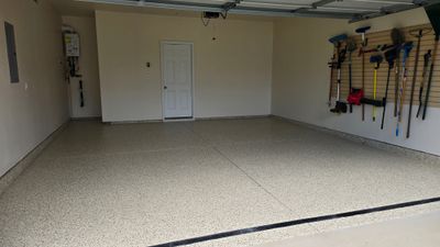 Garage & Back Porch Using Shoreline & Coyote