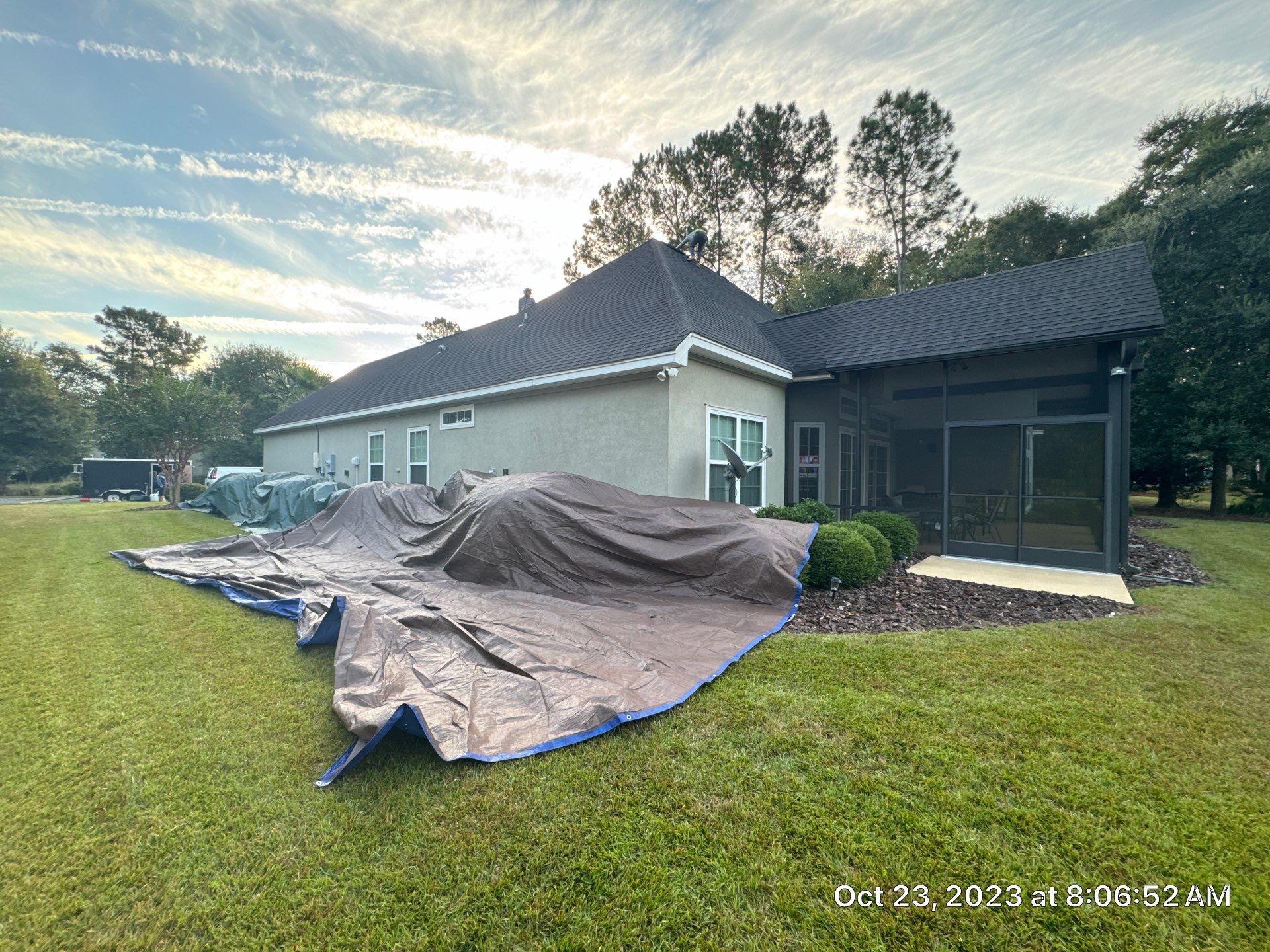 Residential Roofing Installation using Atlas Pinnacle Pristine Pewter by Talya Roofing