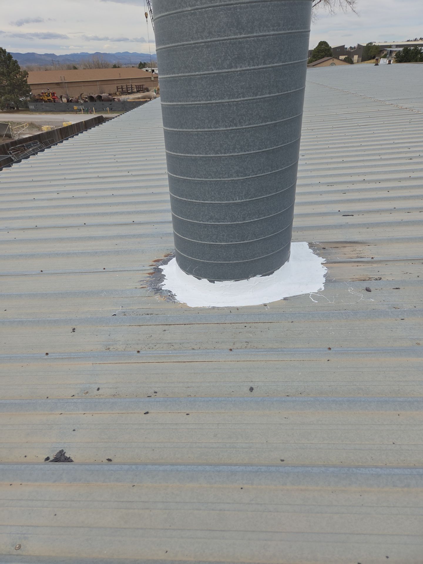Metal Roof Leak Repair by RTP Roofing Company